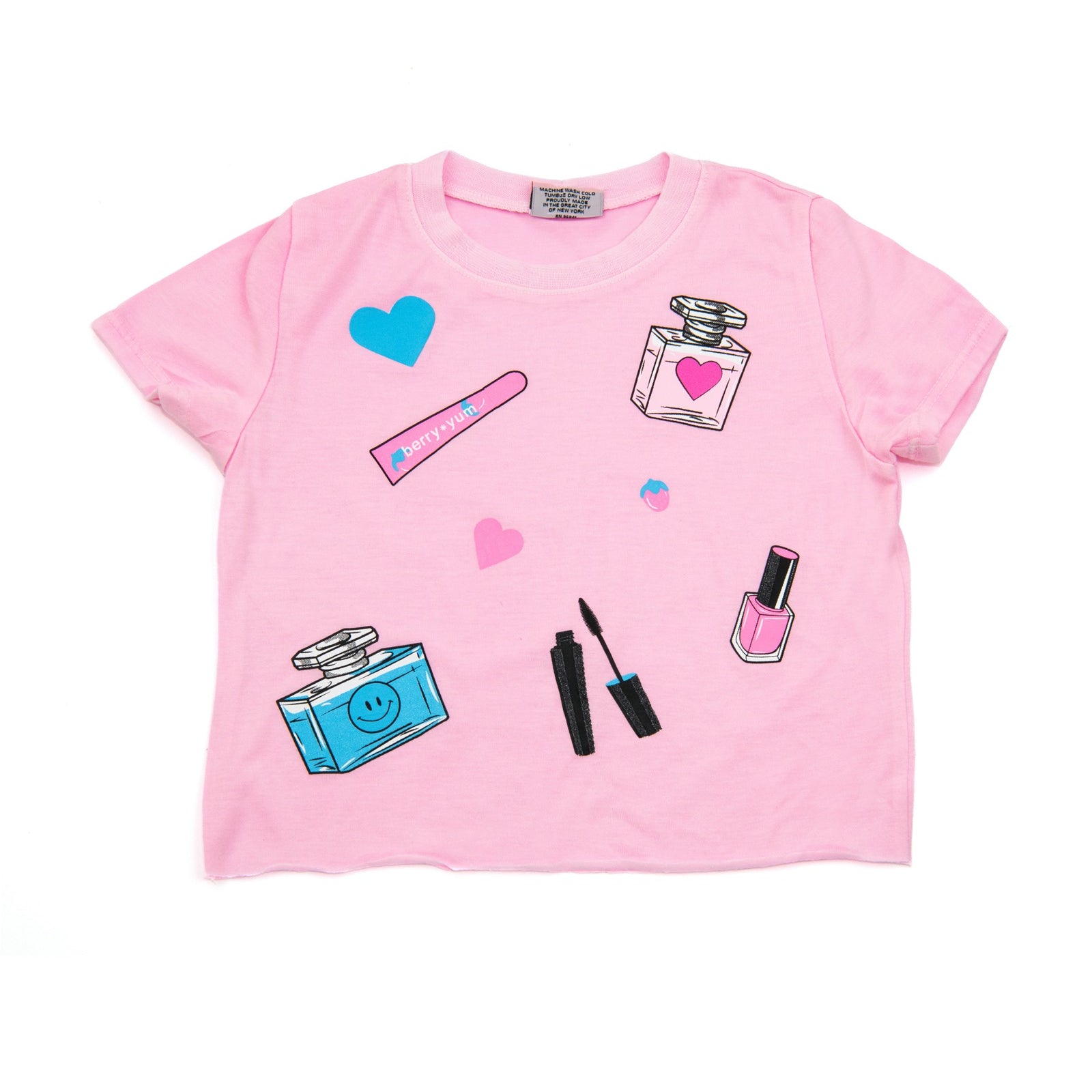Firehouse Girls Frankie's Glam Girl Tee Girls Casual Tops Firehouse Ice Pink Y/4