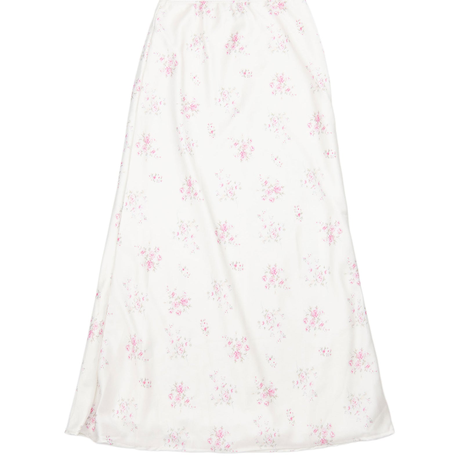 FBZ Girls Noey Floral Satin Maxi Skirt Girls Casual Bottoms FBZ Flowers By Zoe Floral Y/S (7/8)