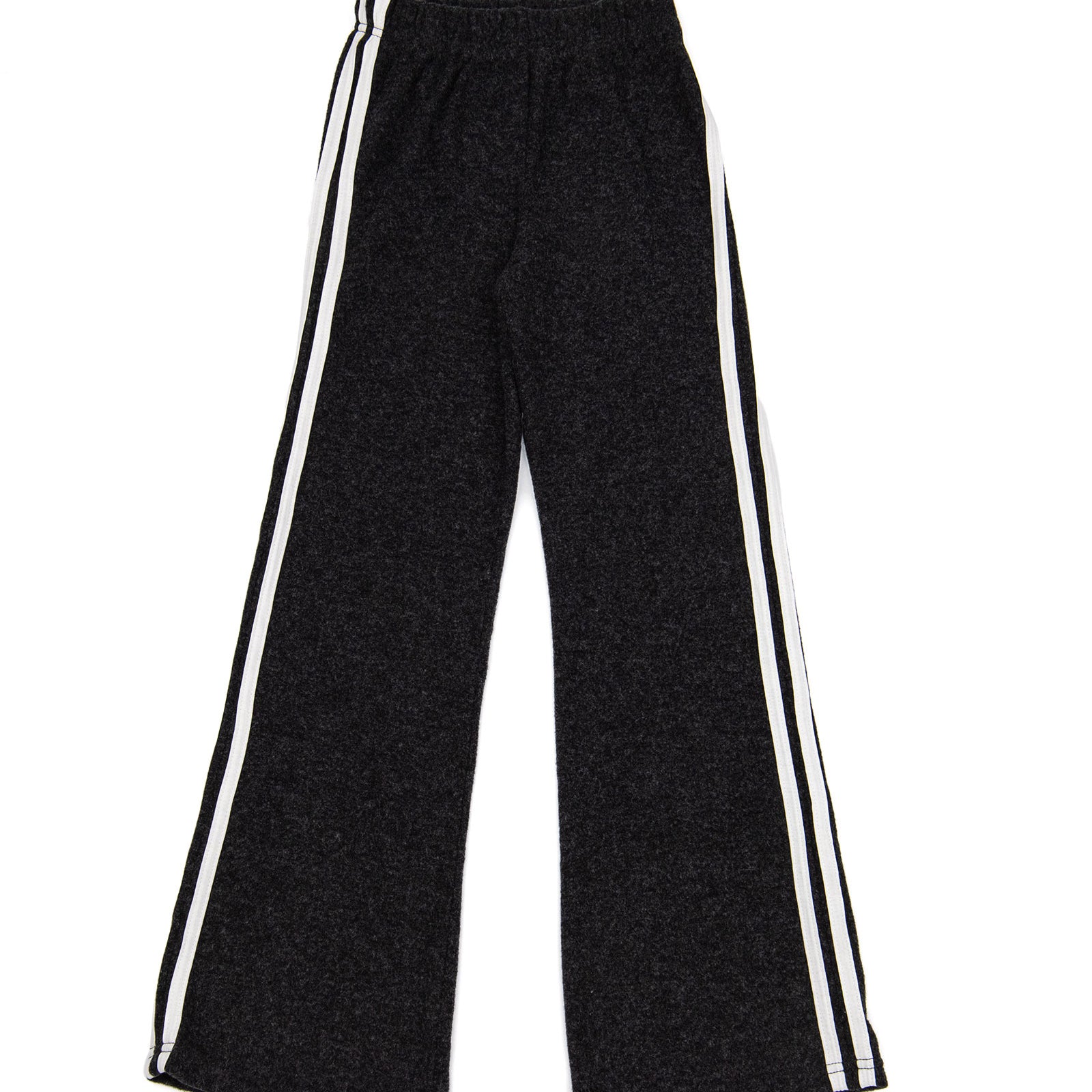 FBZ Girls Harper Grey Flare Pants With Black Trim