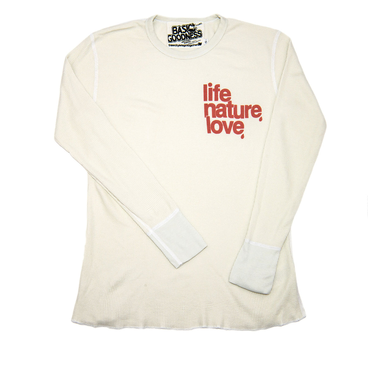 FREECITY Women LNL Supervintage Superyumm Thermal Laundry White