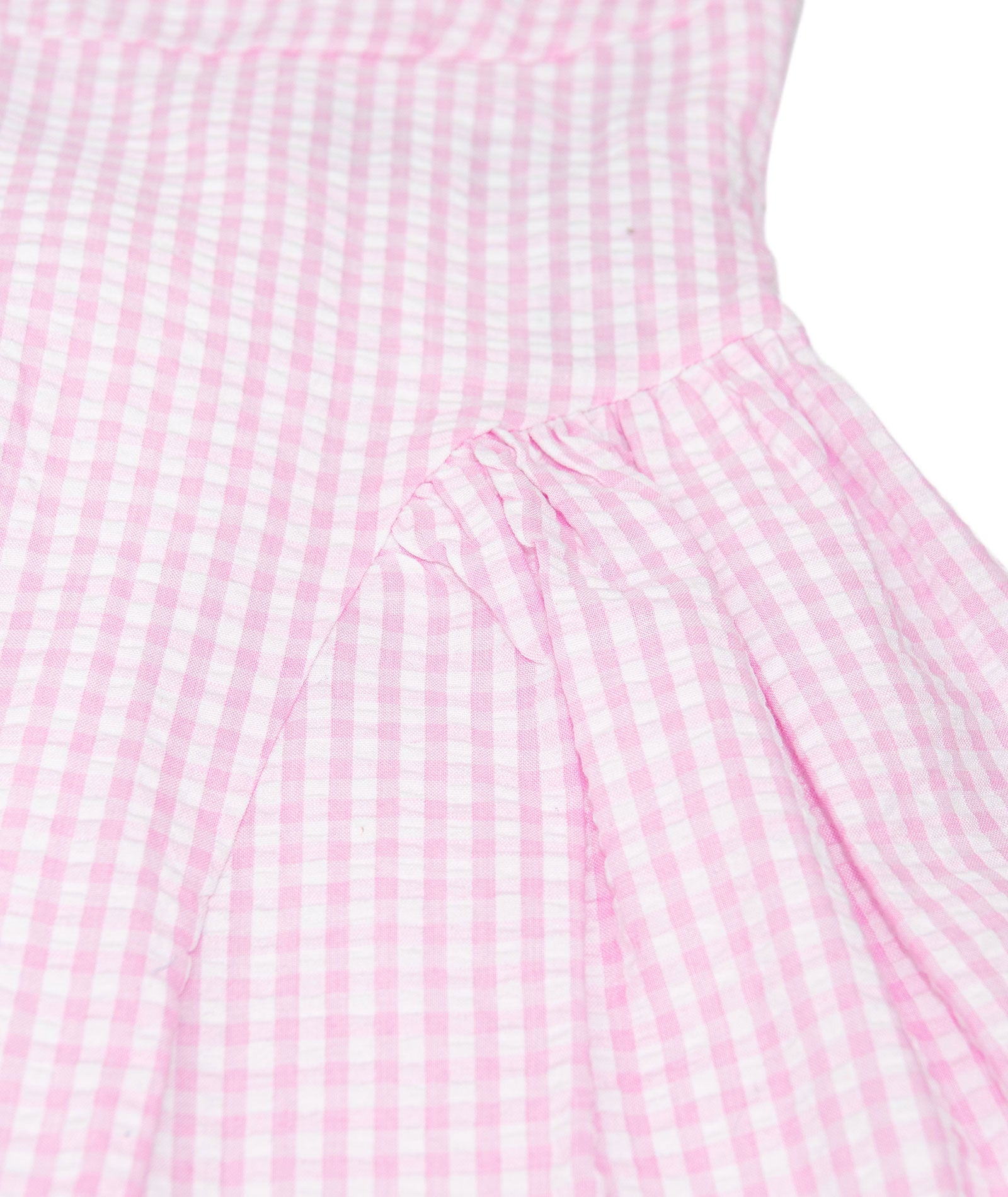 Katie J NYC Girls Baby Pink Gingham Brenna Dress Girls Casual Dresses Katie J NYC