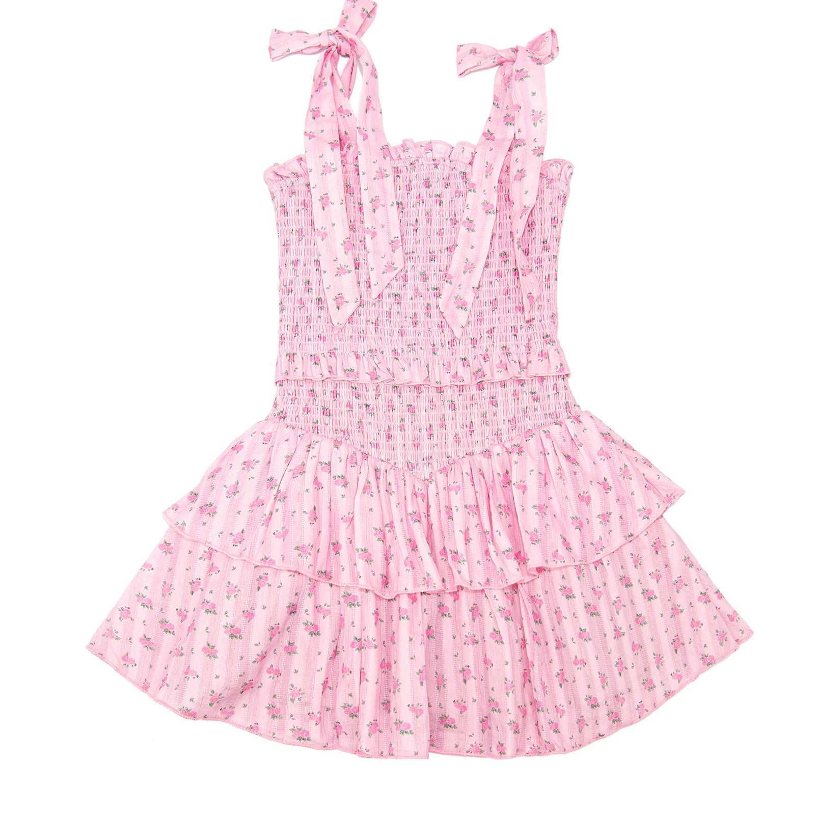 Katie J NYC Girls Blush Rose Ditsy Floral Emerson Dress