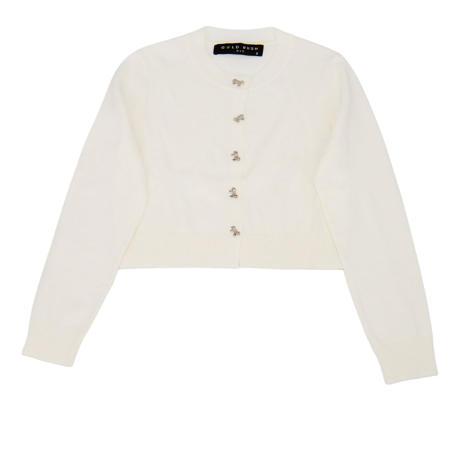 Gold Rush NYC Girls Sylvie Bow Cardigan