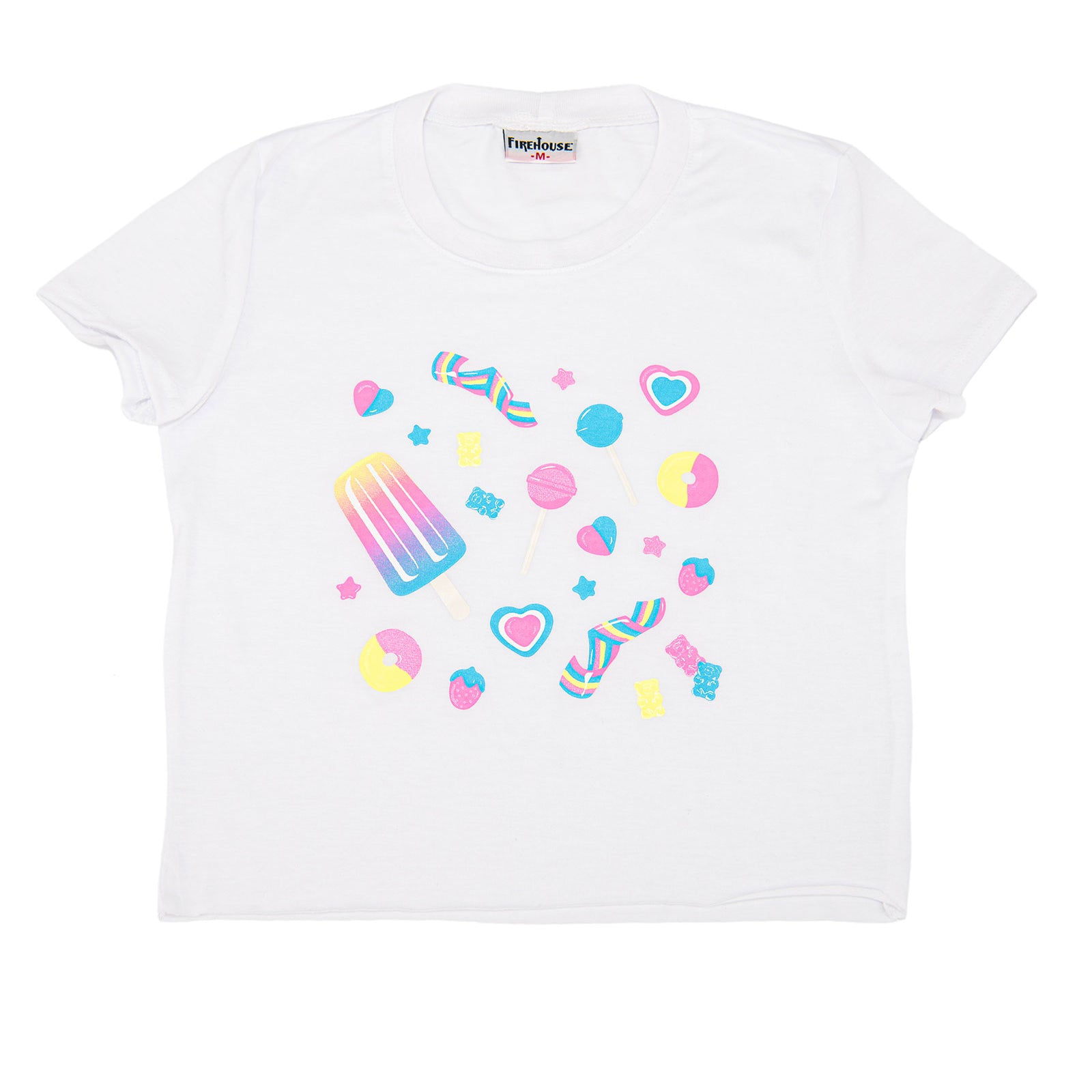 Firehouse Girls Gummy Toss Tee Girls Casual Tops Firehouse White Y/5