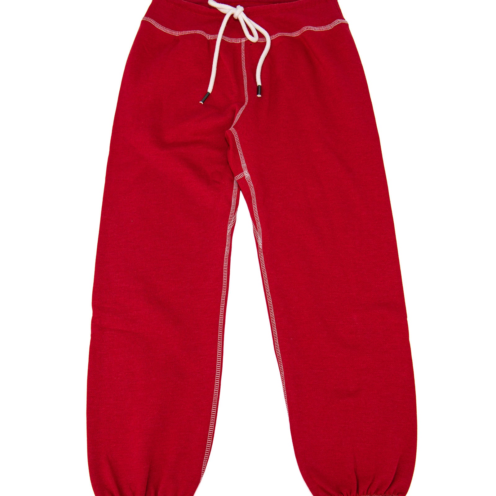 Katie J NYC Girls Vintage Sweatpants Camp Red Girls Casual Bottoms Katie J NYC Red Y/S (7/8)