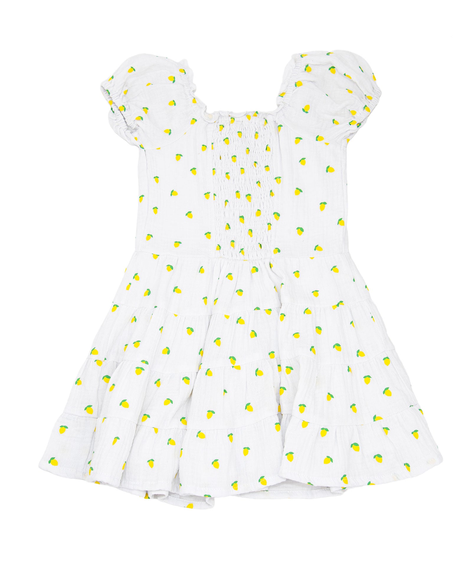 FBZ Girls Sorrento Lemon Dress Girls Casual Dresses FBZ Flowers By Zoe