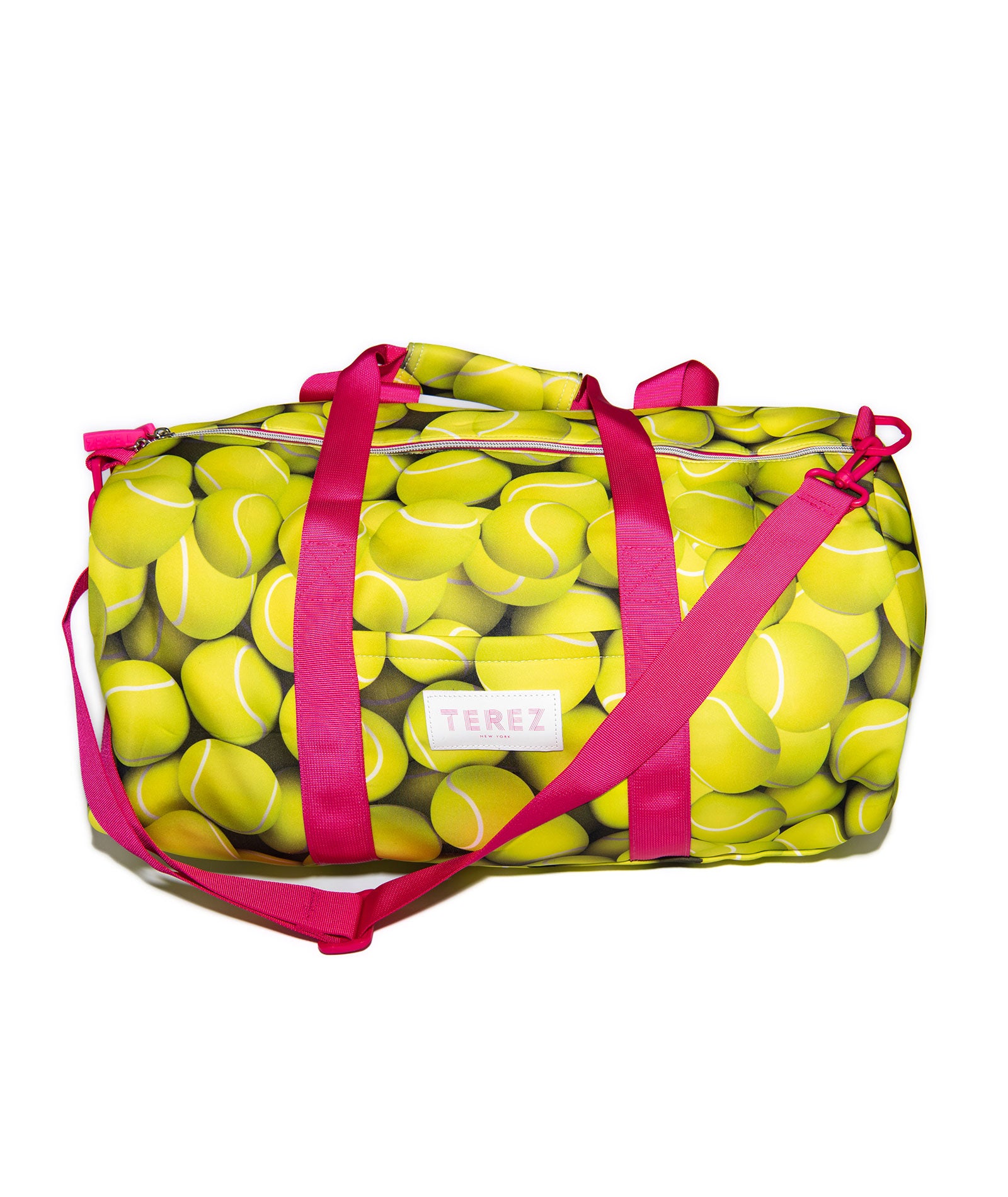 Terez Girls Tennis Balls Scuba Duffle Bag Accessories Terez Multi