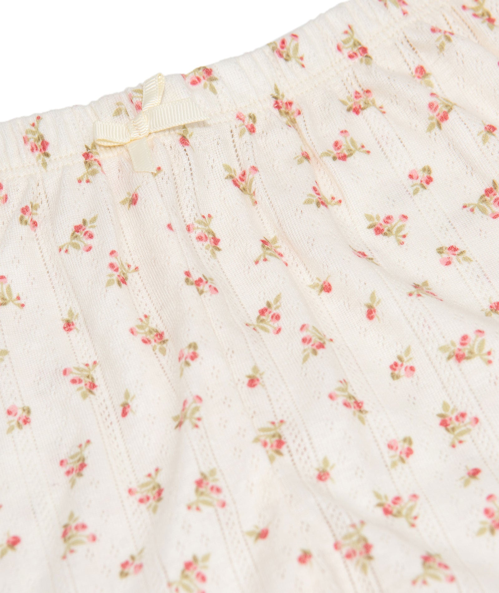 8apart Women Tommie Red Floral Ribbon Bow Shorts Womens Casual Bottoms 8apart