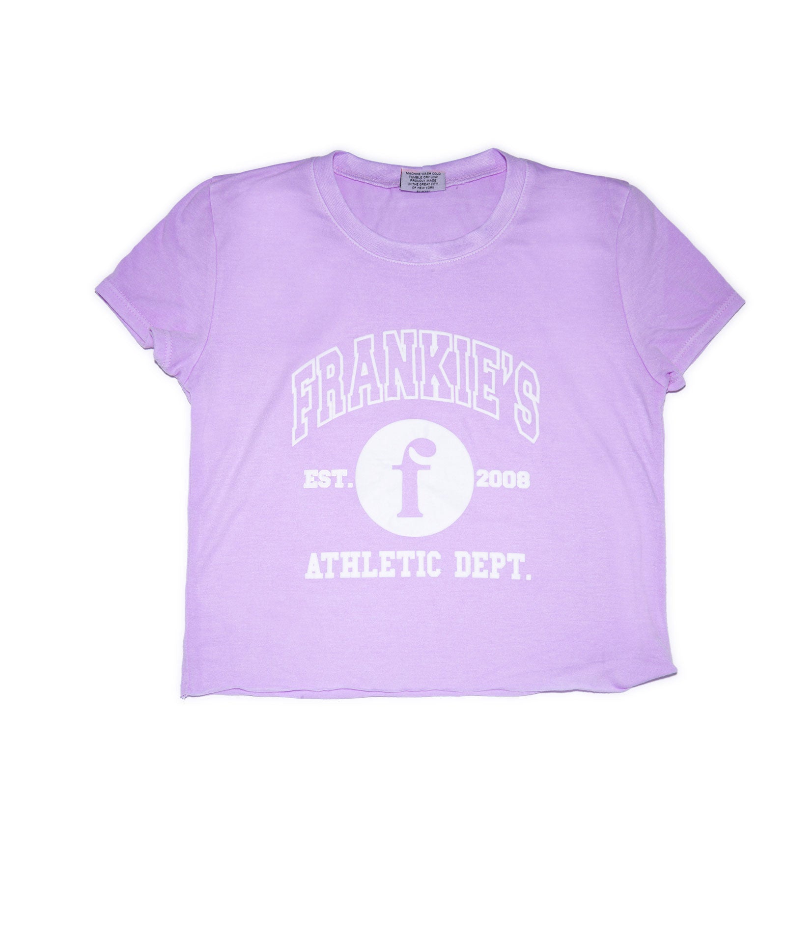 Frankie's Girl Puff Varsity Tee Distressed/seasonal girls Firehouse Grape Y/5