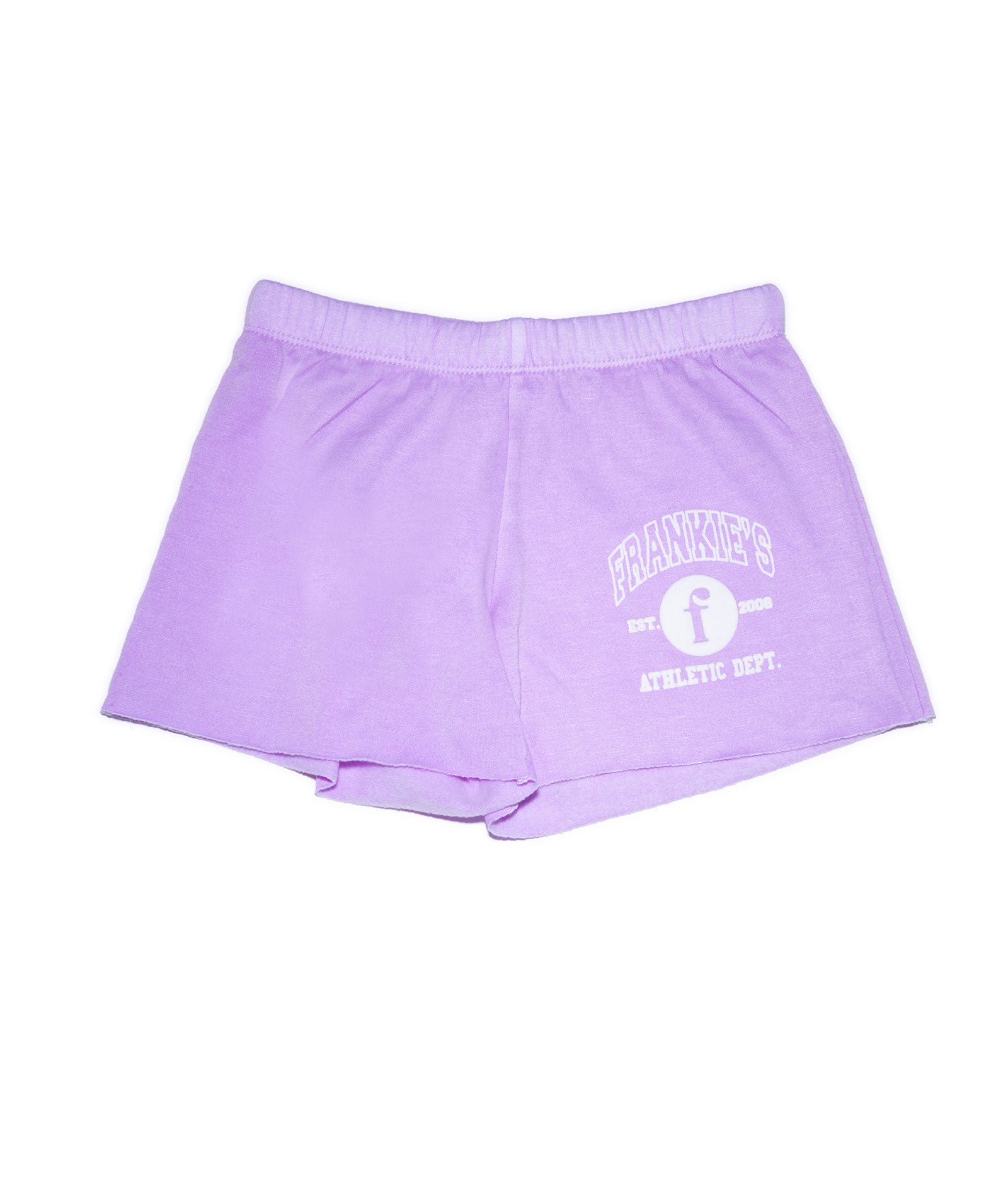 Frankie's Girl Puff Varsity Fleece Shorts Distressed/seasonal girls Firehouse Grape Y/5
