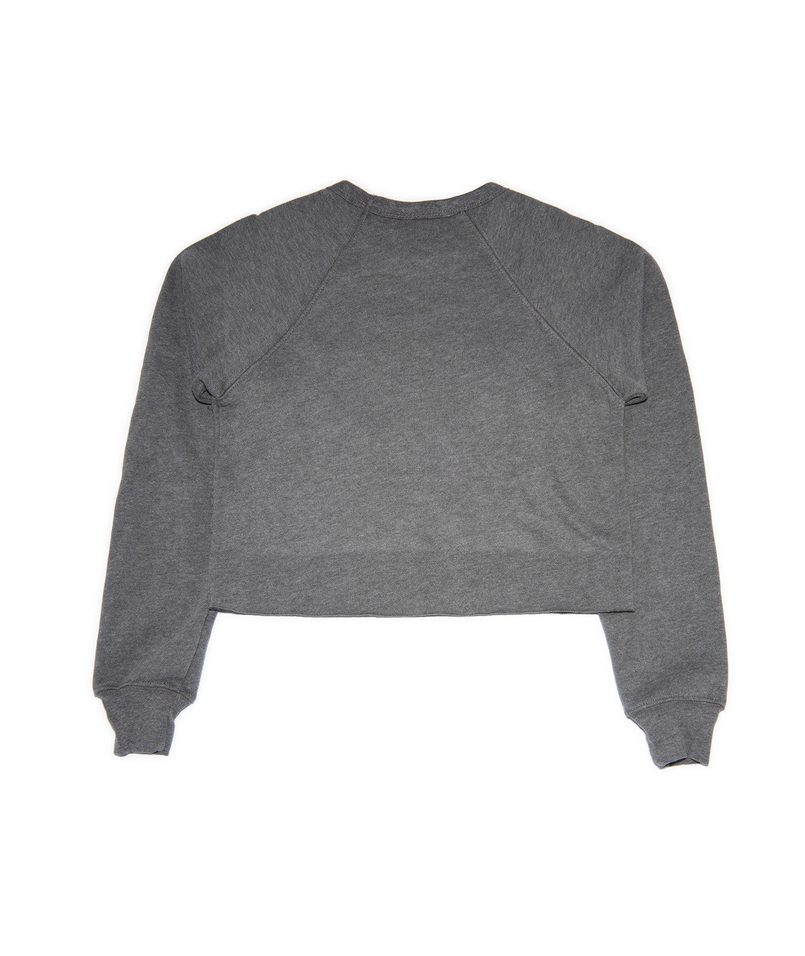 Girls Birch Trail Nation Charcoal Grey Cropped Camp Sweatshirt Distressed/seasonal girls Frankie's Exclusives