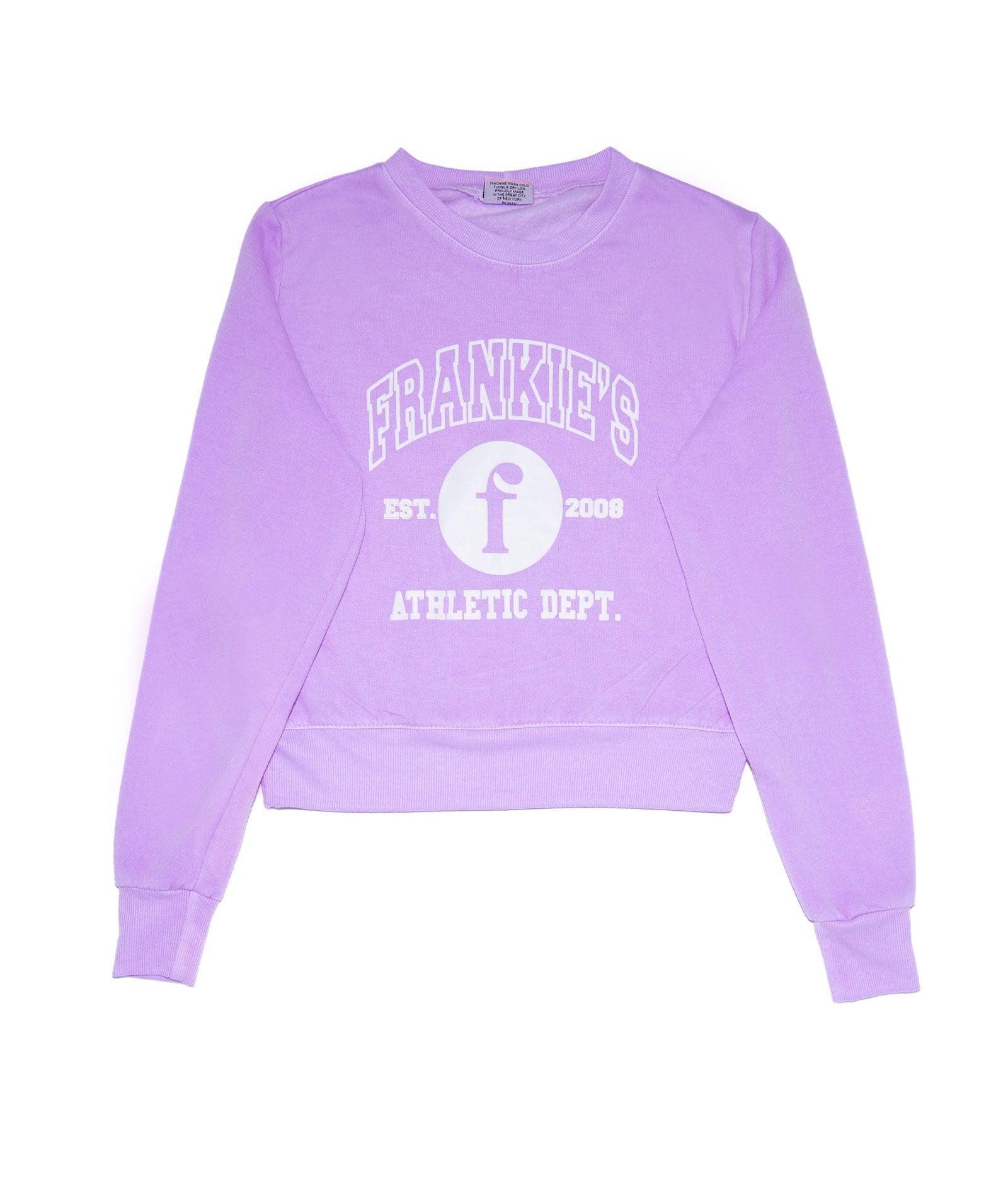 Frankie's Girl Puff Varsity Sweatshirt Distressed/seasonal girls Firehouse Grape Y/5