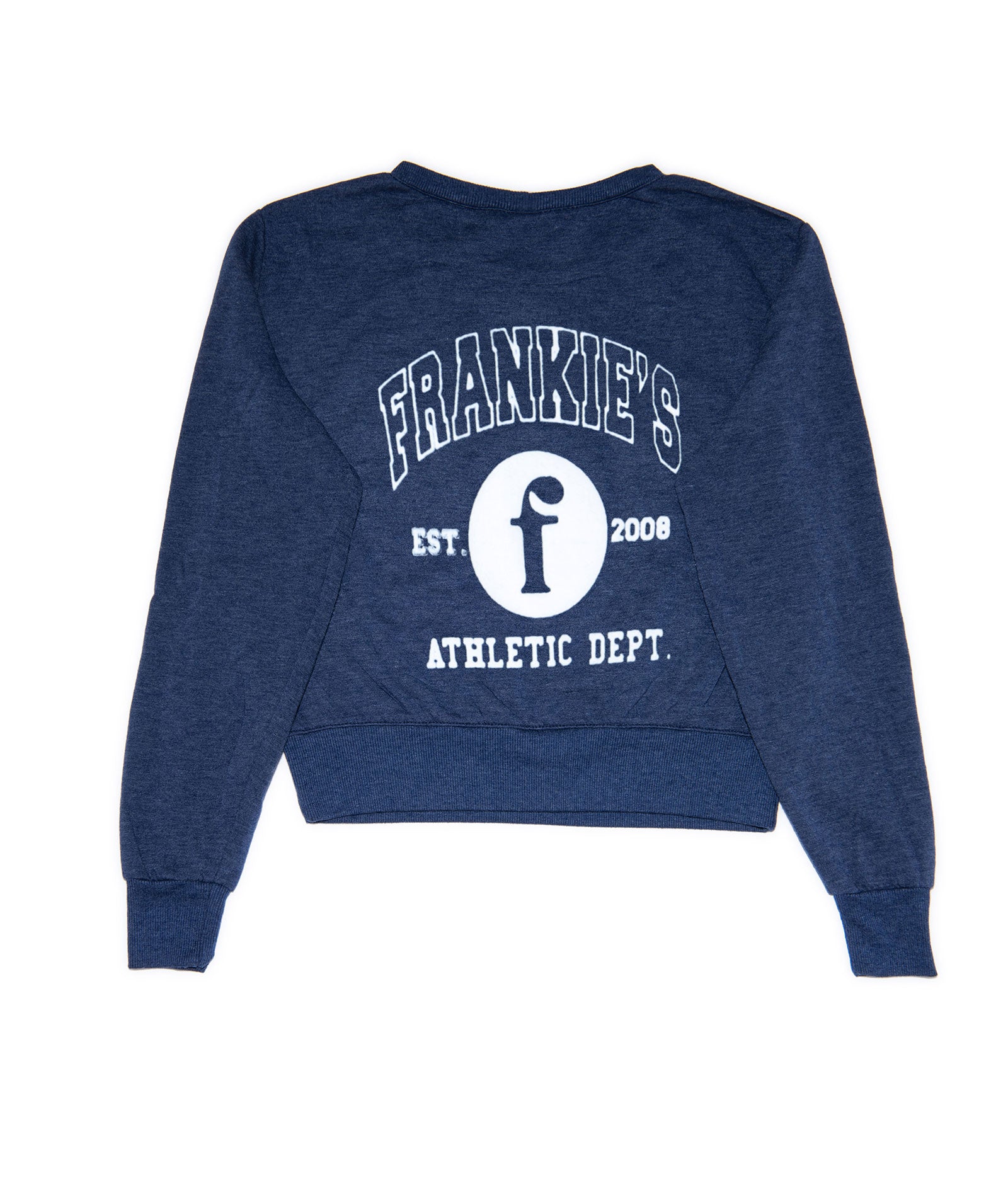 Frankie's Girl Puff Varsity Sweatshirt Distressed/seasonal girls Firehouse Navy Y/5