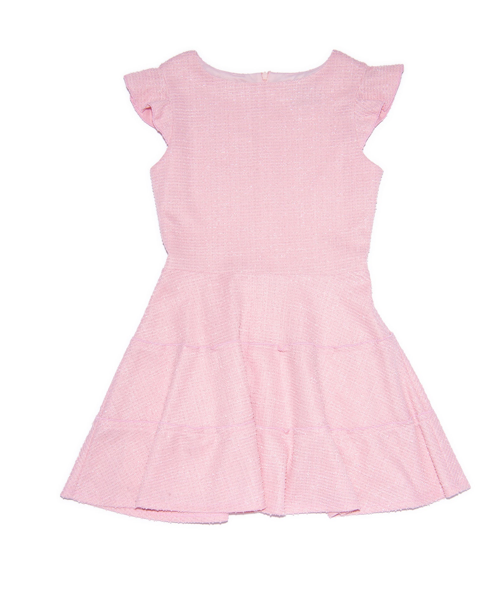 By Debra Girls Sara Pink 3 Tier Dress Girls Special Dresses By Debra Pink Y/XS (6X)
