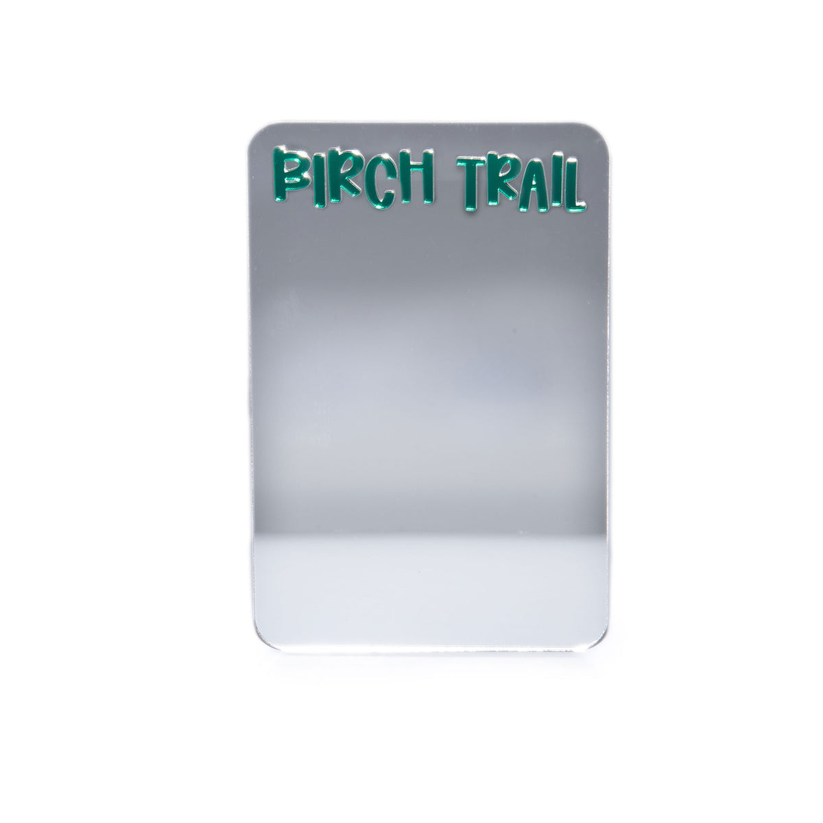 Camp Name Bunk Mirror Distressed/seasonal accessories A Wink and a Nod Multi Birch Trail