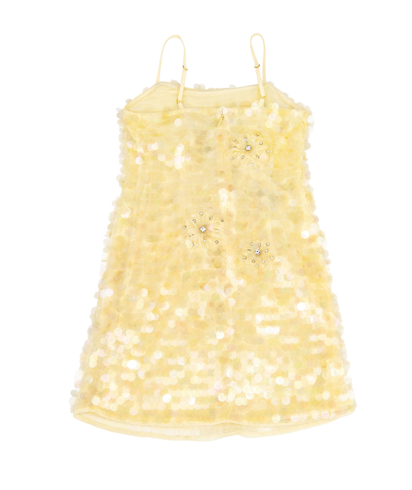 Love Shack Fancy Girls Camira Dress Palest Lemon Girls Special Dresses Love Shack Fancy