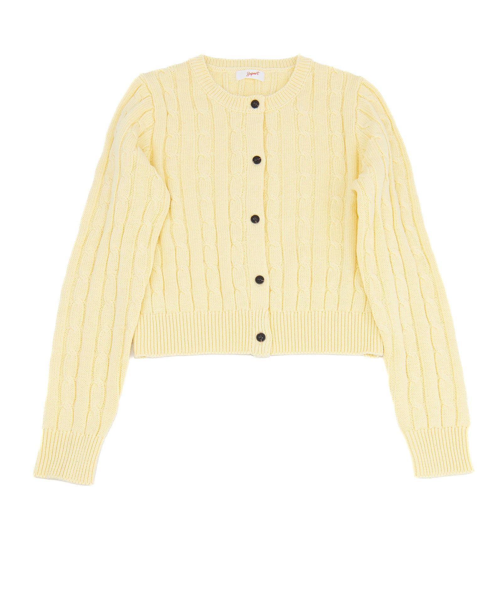 8apart Women Linny Spring Cable Cardigan Womens Casual Tops 8apart Butter Juniors/Women S