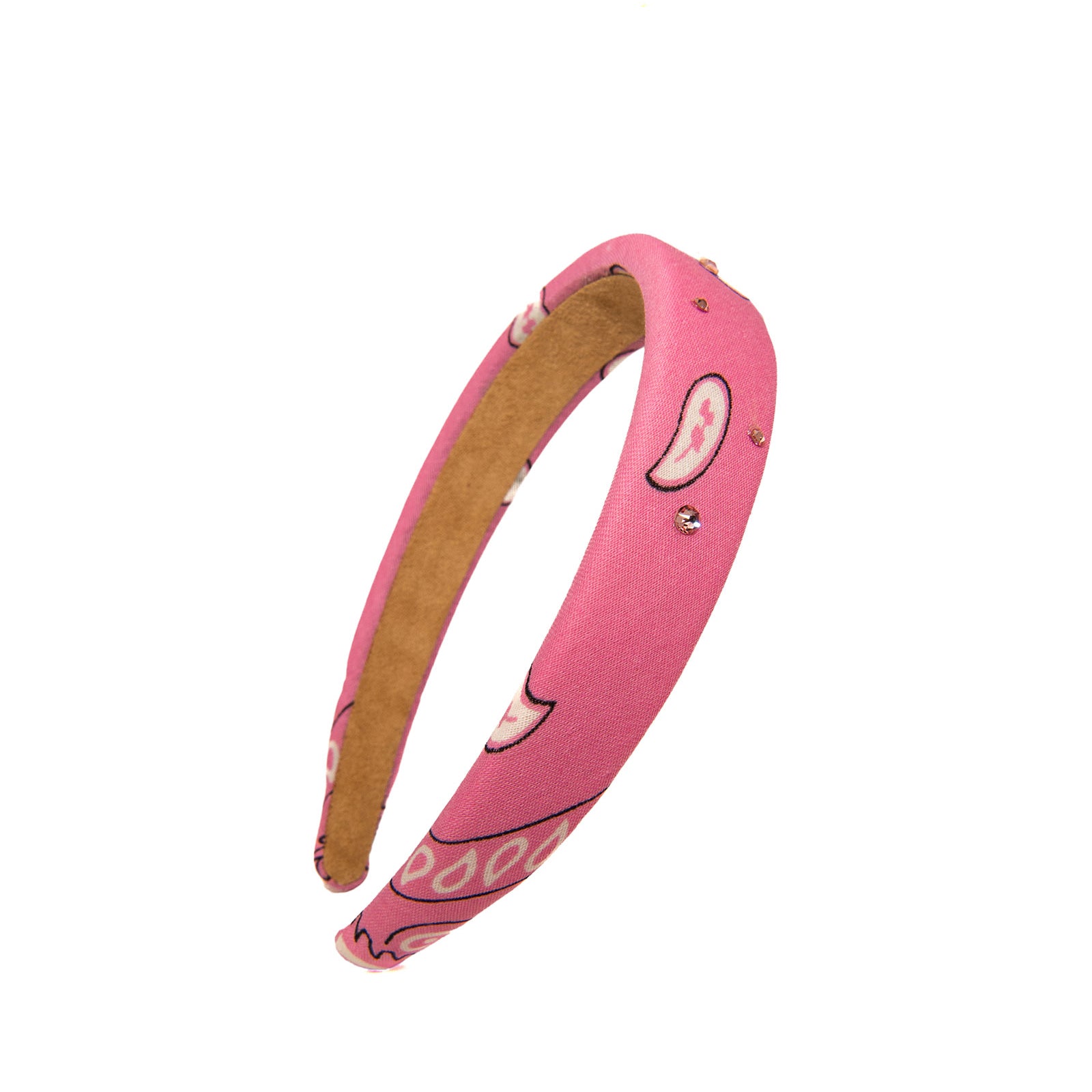 Bari Lynn Knot Padded Bandana Headband Accessories Bari Lynn Pink