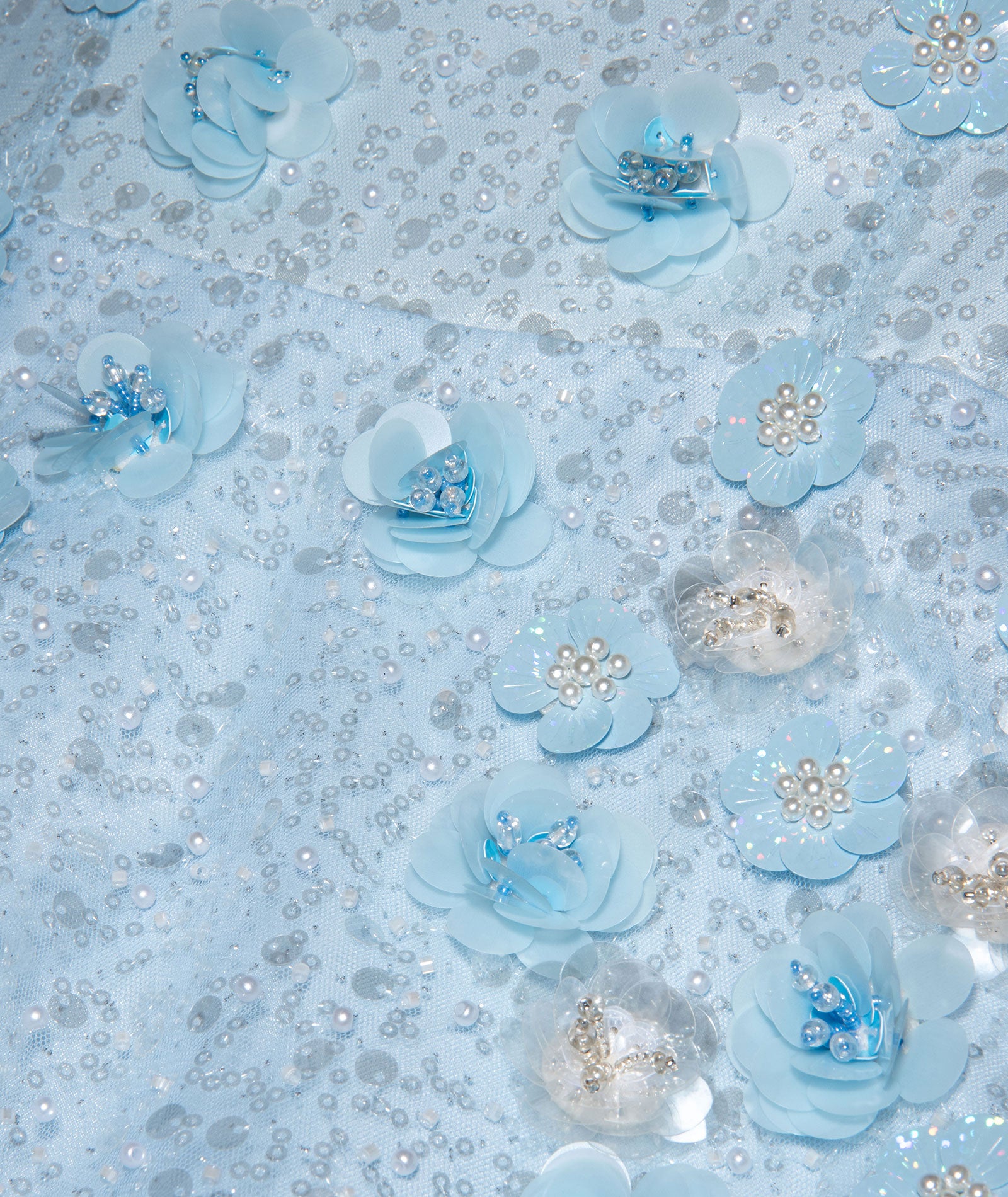 Jovani Girls Bianca Strapless Applique Party Dress Light Blue Girls Special Dresses Jovani