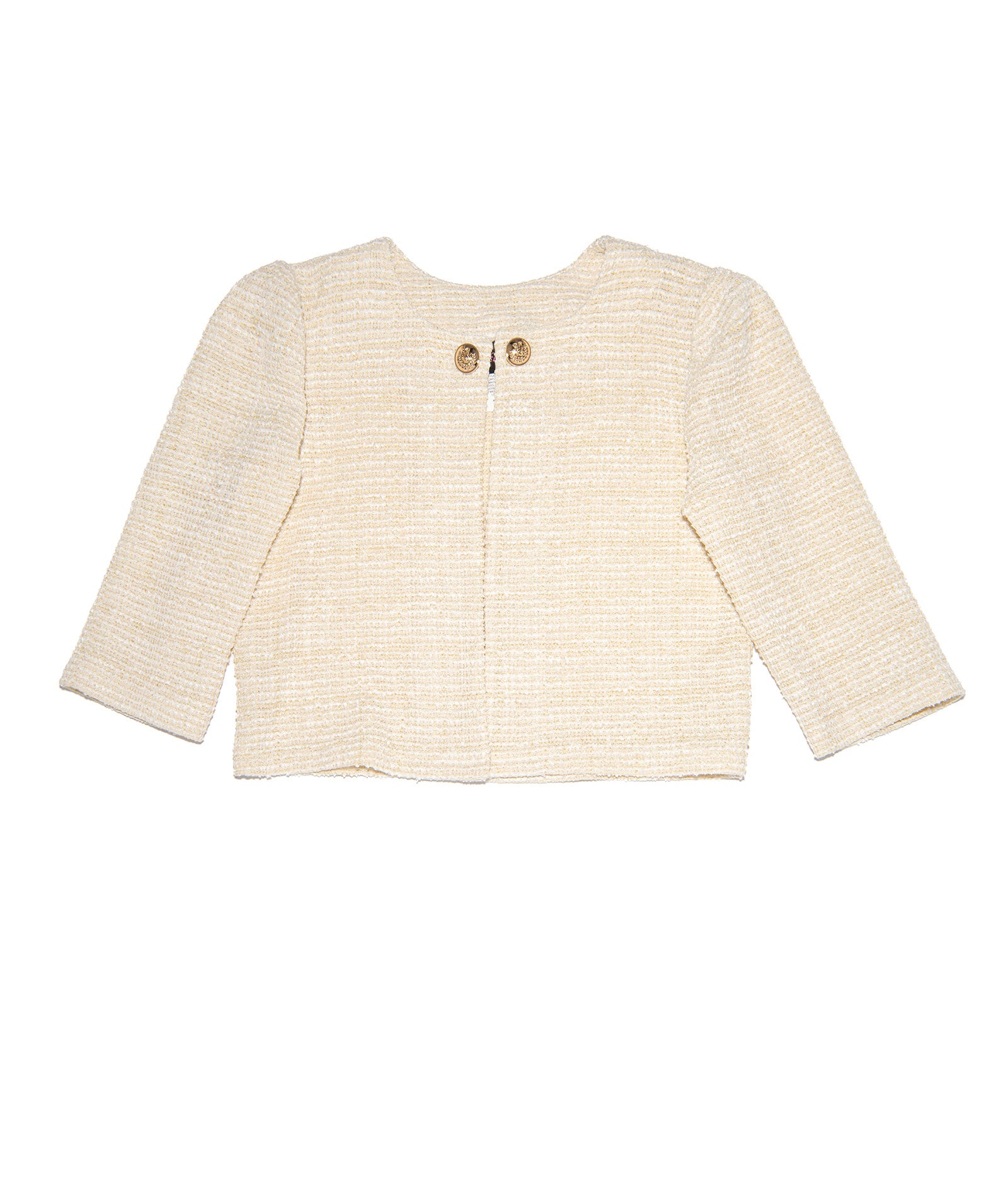 By Debra Girls Jackie Ivory/Gold Jacket Girls Special Tops By Debra Gold Y/XS (6X)