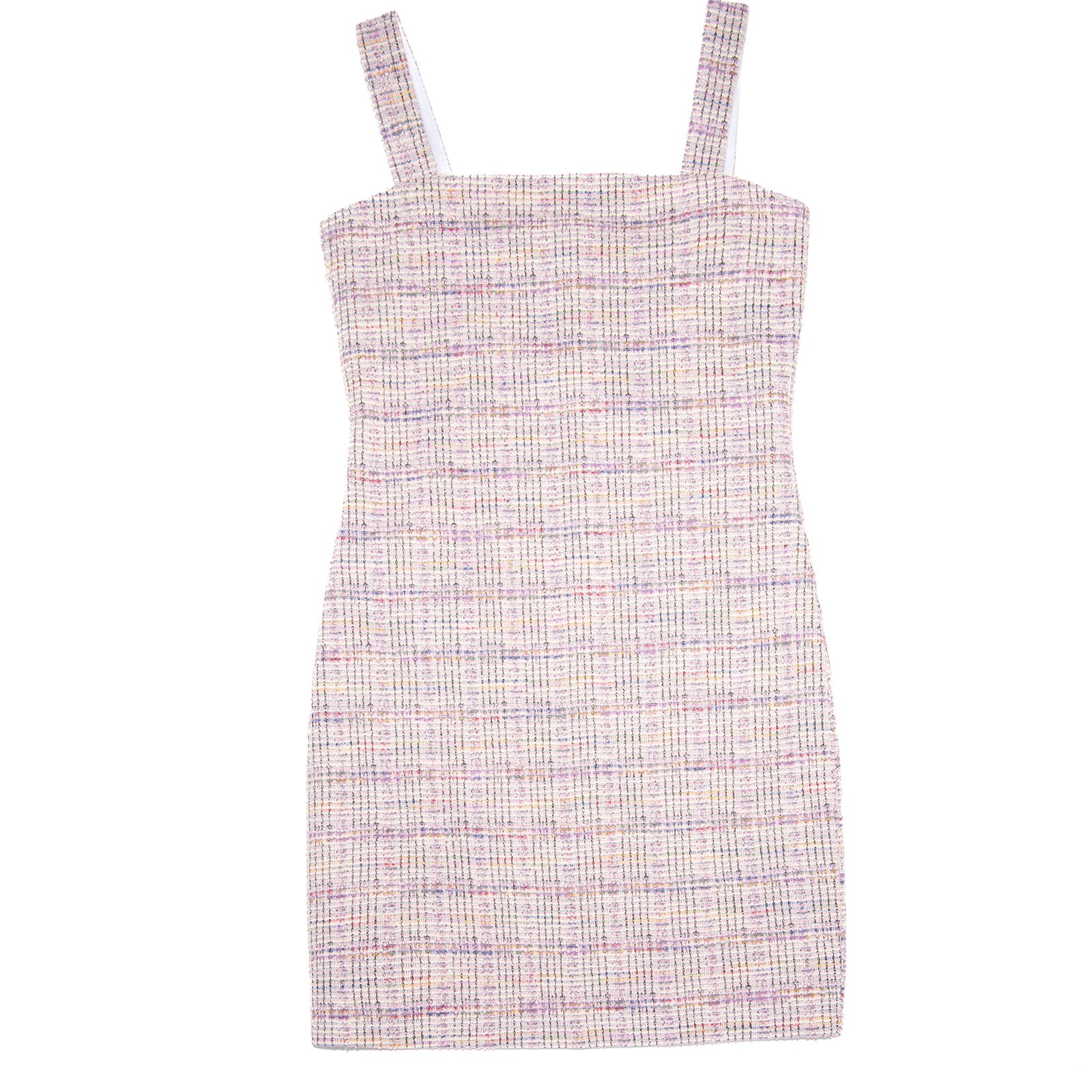 By Debra Girls Cara Lavender Tweed Straight Strap Dress Girls Special Dresses By Debra Lavender Y/XS (6X)