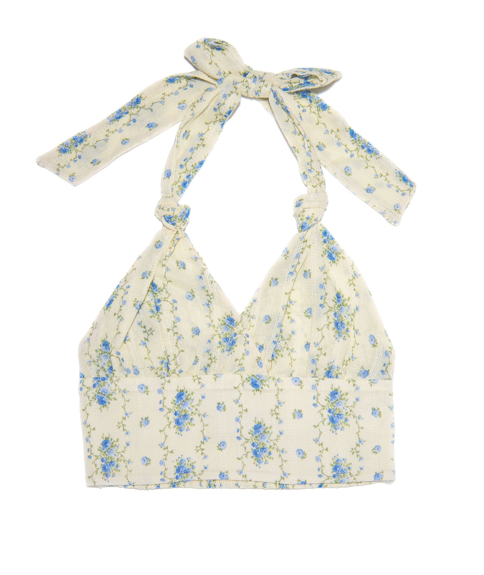 Katie J NYC Juniors Creme Stripe Floral Yvonne Top Distressed/seasonal womens Katie J NYC