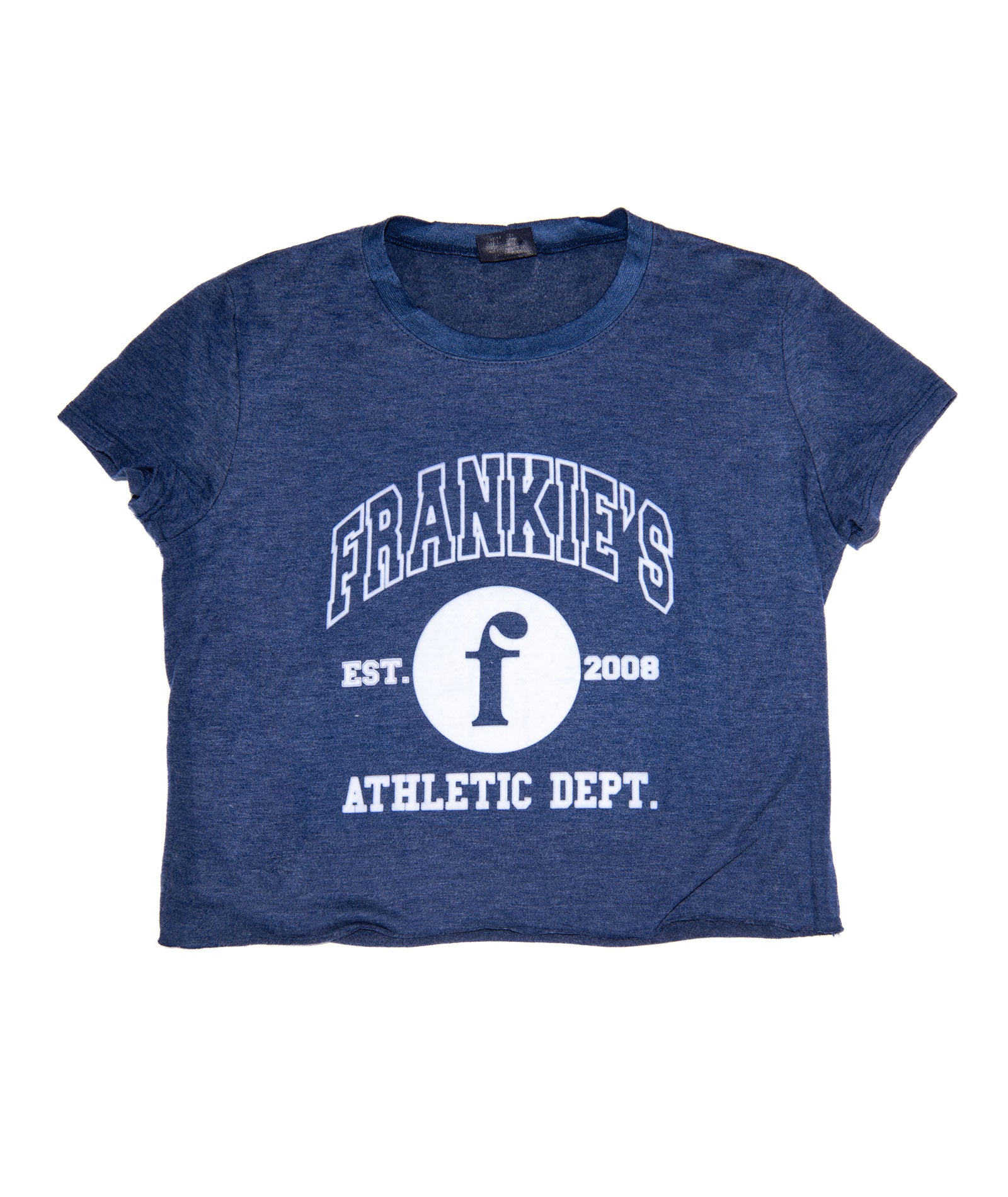 Frankie's Girl Puff Varsity Tee Distressed/seasonal girls Firehouse Navy Y/5