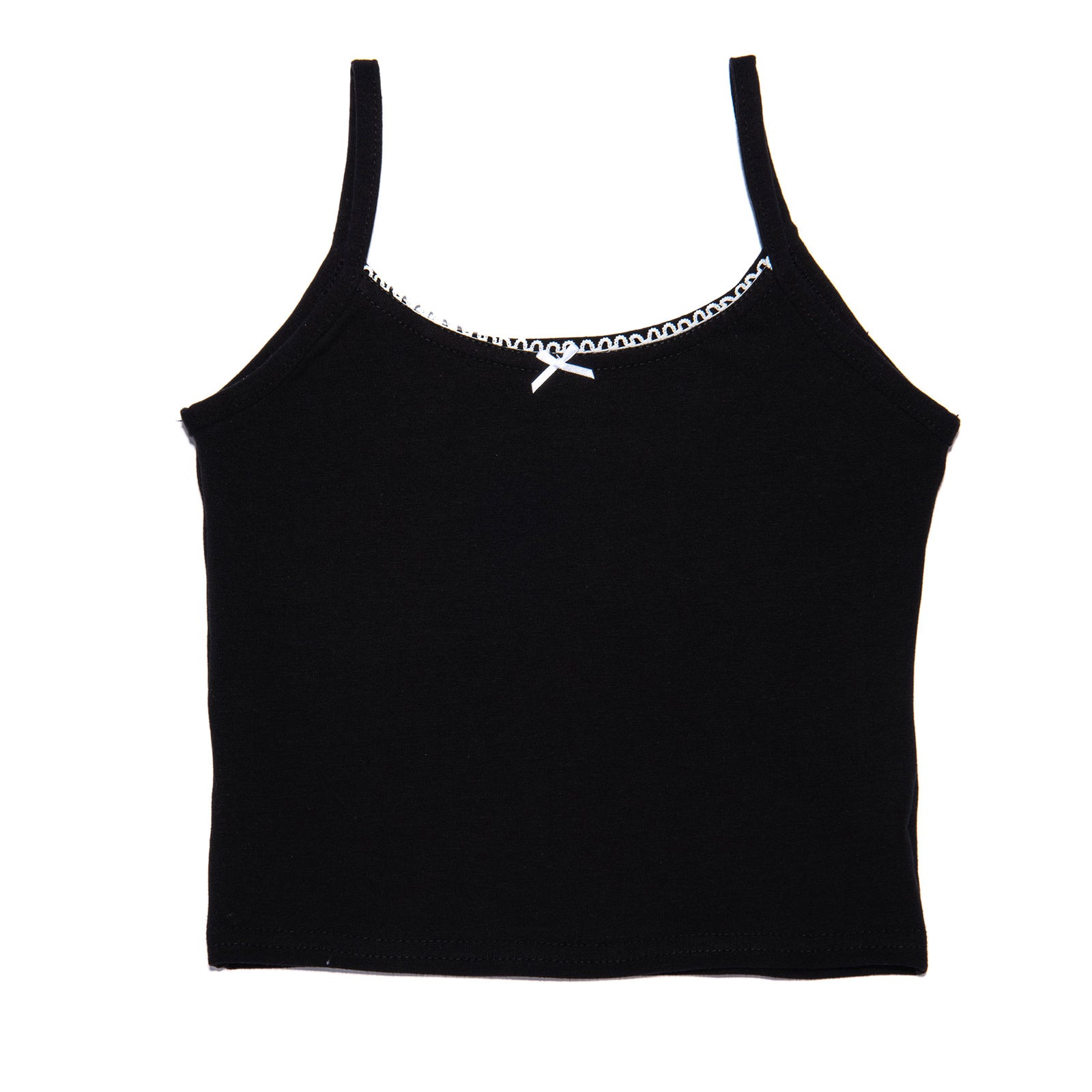 Cheryl Creations Girls Amie Cami Bow Top Girls Casual Tops Cheryl Creations Black Y/S (7/8)