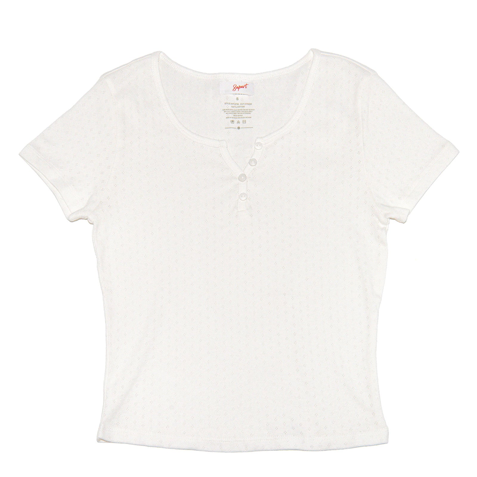 8apart Women Austin Henley Tee Womens Casual Tops 8apart White Juniors/Women S