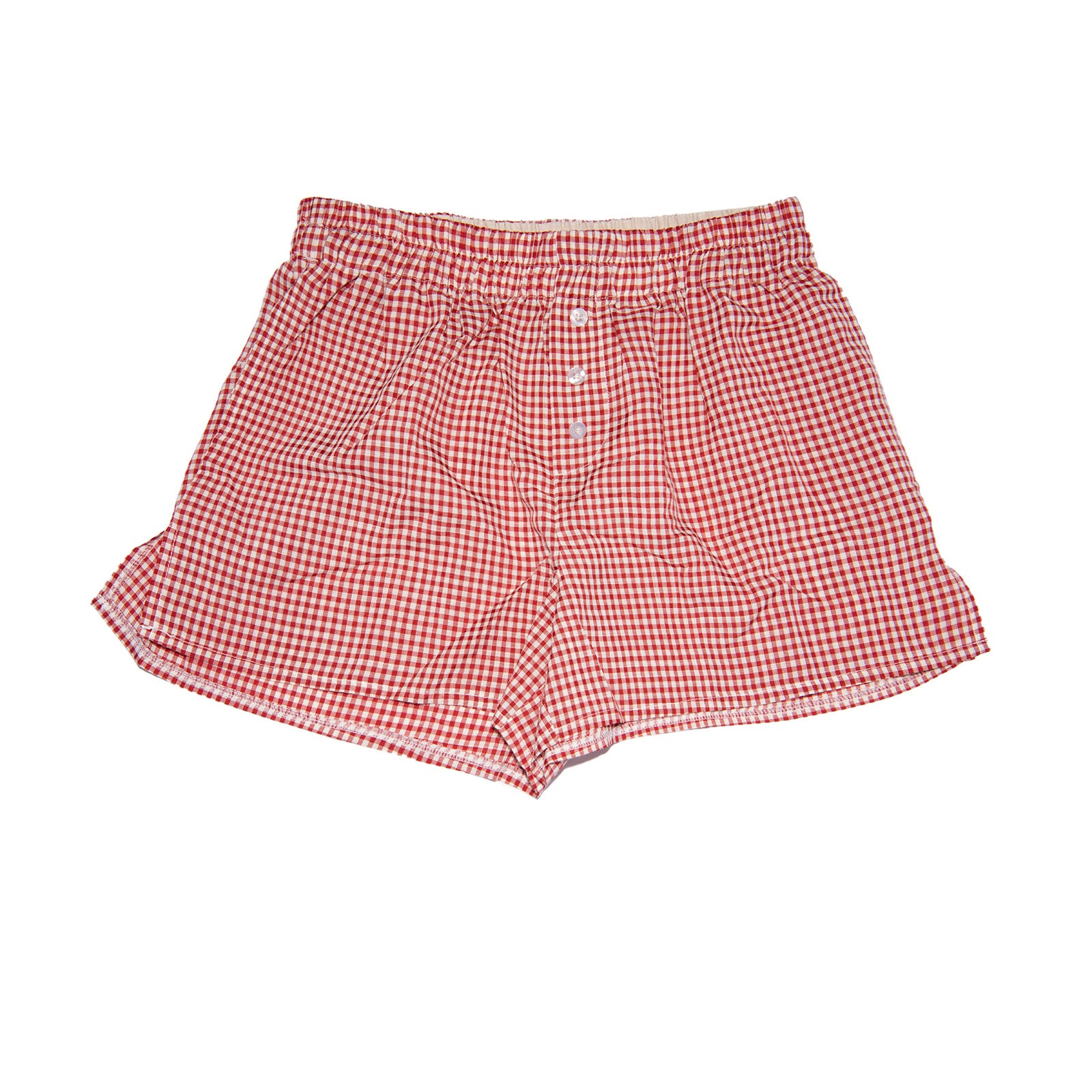 8apart Women Ginger Gingham Shorts Distressed/seasonal womens 8apart Red Juniors/Women S