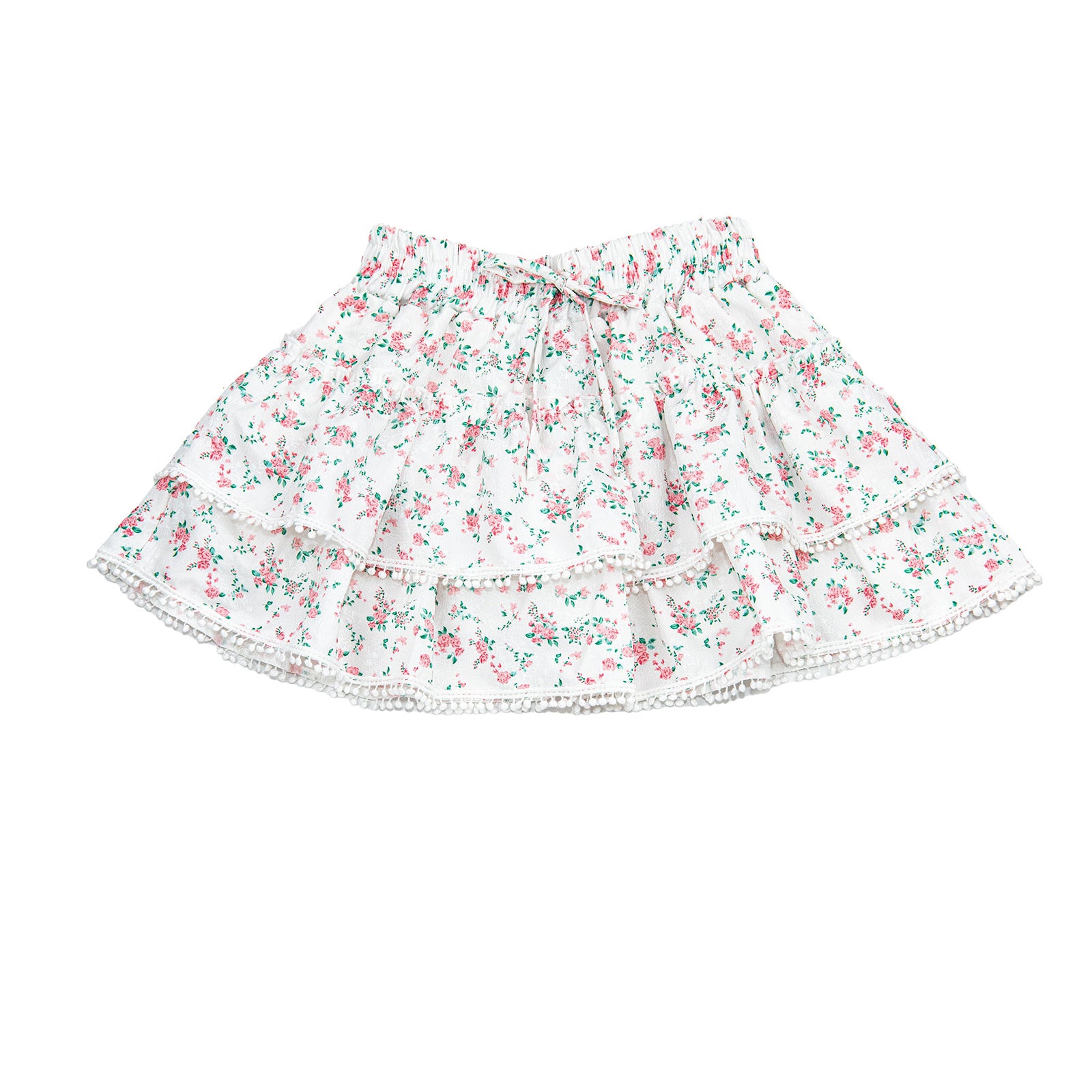 FBZ Girls Daisy Pink/Green Floral Skirt