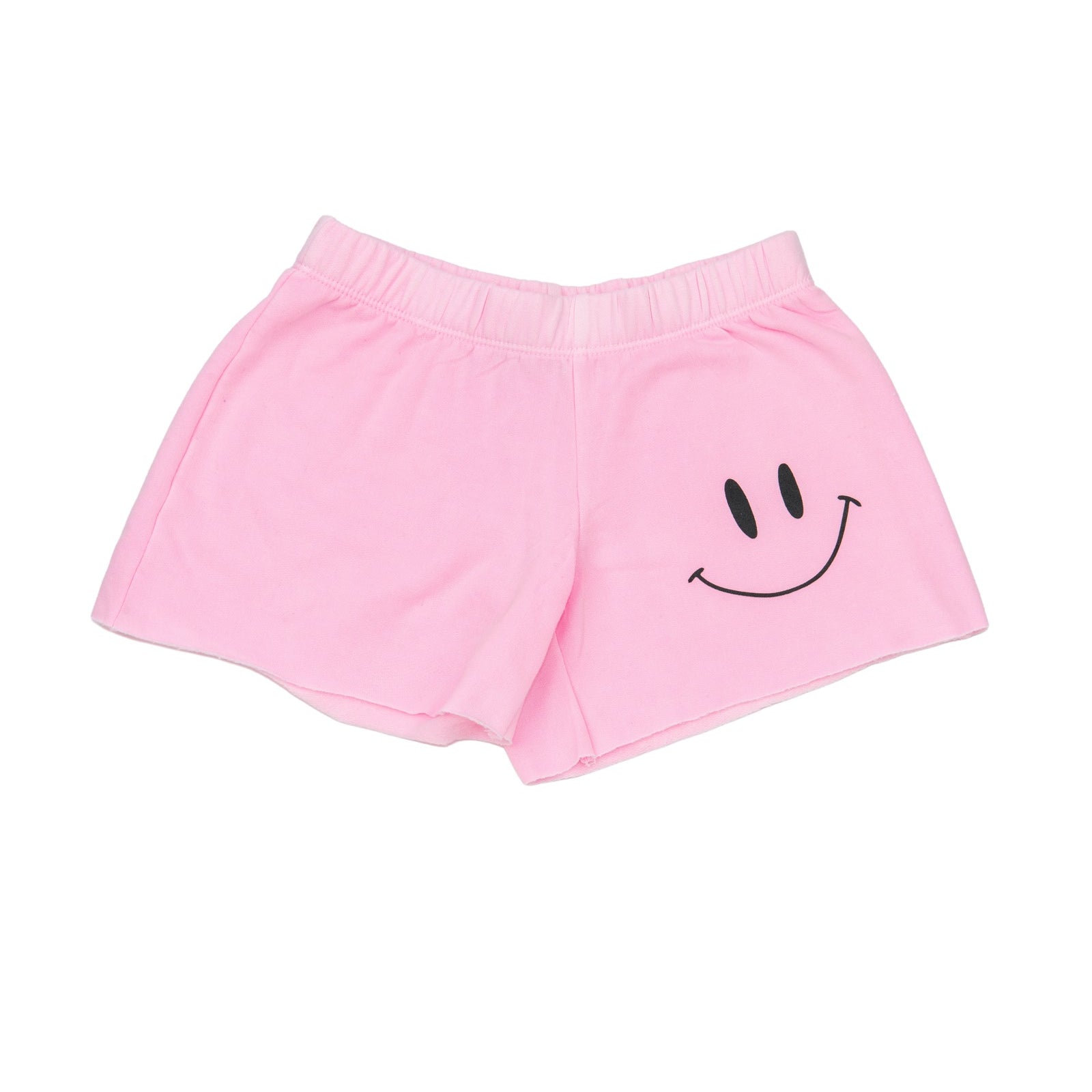 Firehouse Girls Ice Pink Smile Fleece Shorts Girls Casual Bottoms Firehouse Pink Y/XS (6X)