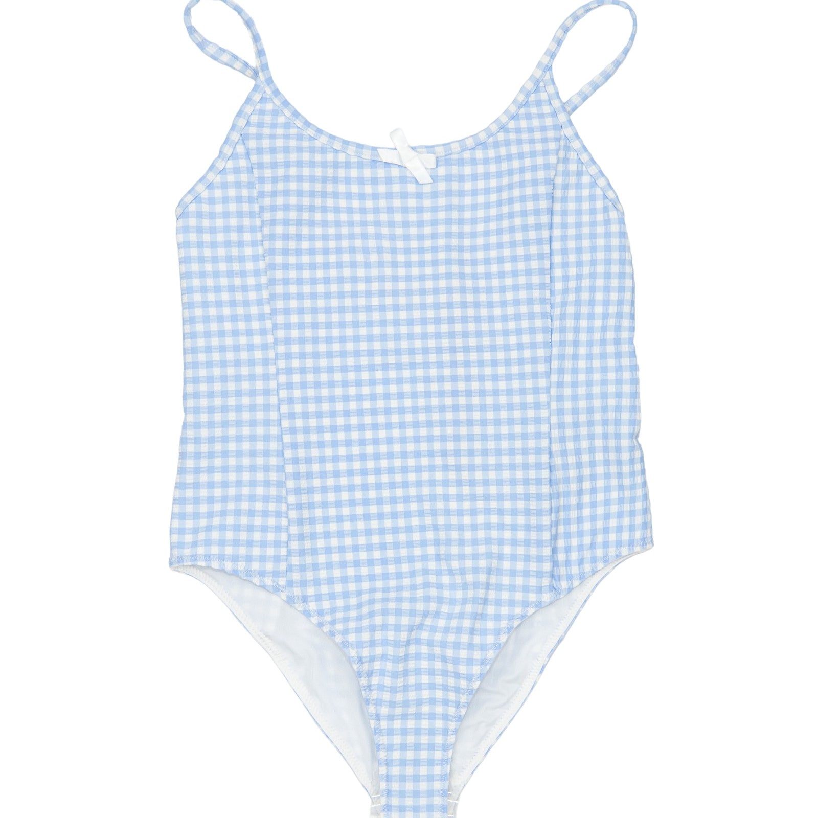Love Shack Fancy Tween Jasslyn Swimsuit Seaside Morning Accessories Love Shack Fancy Blue Y/S (7/8)