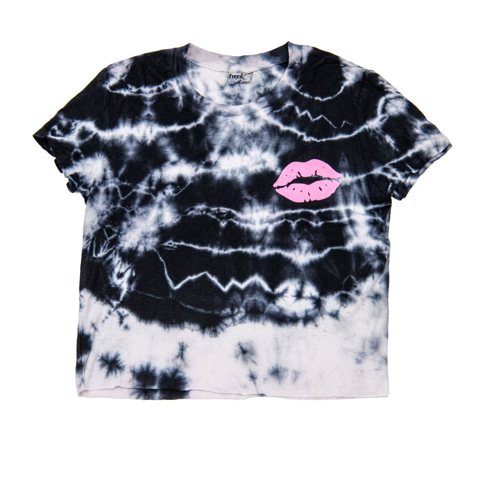 Firehouse Girls Black Cloud Kiss Tee Girls Casual Tops Firehouse Black Y/S (7/8)