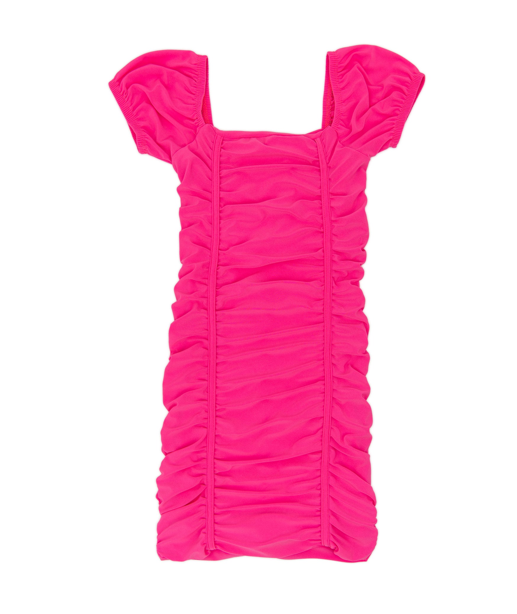 Cheryl Creations Girls Amelia Dress Girls Casual Dresses Cheryl Creations Hot Pink Y/S (7/8)