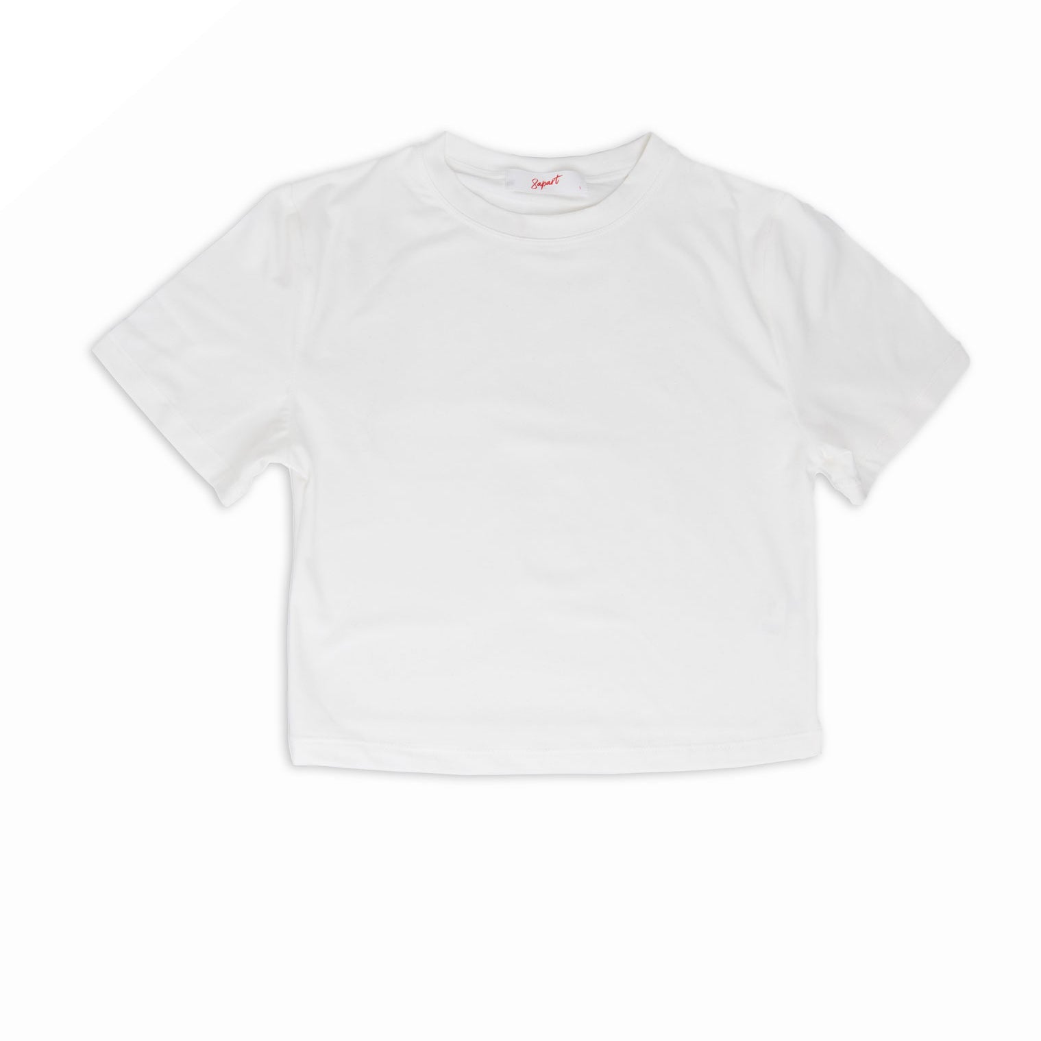 8apart Women Kourtney Short Sleeve Tee Womens Casual Tops 8apart White Juniors/Women S