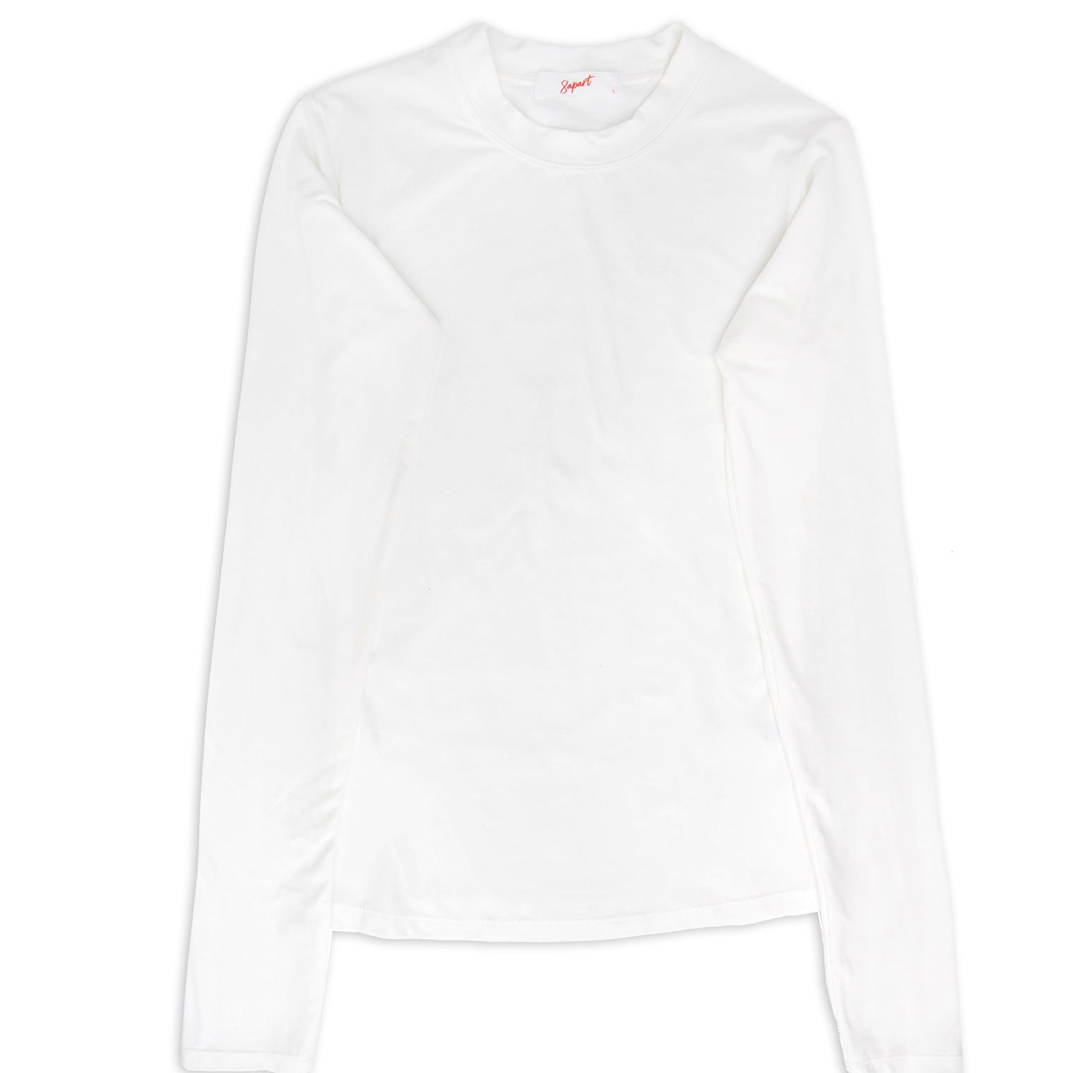 8apart Women Kourtney Long Sleeve Tee Womens Casual Tops 8apart White Juniors/Women S