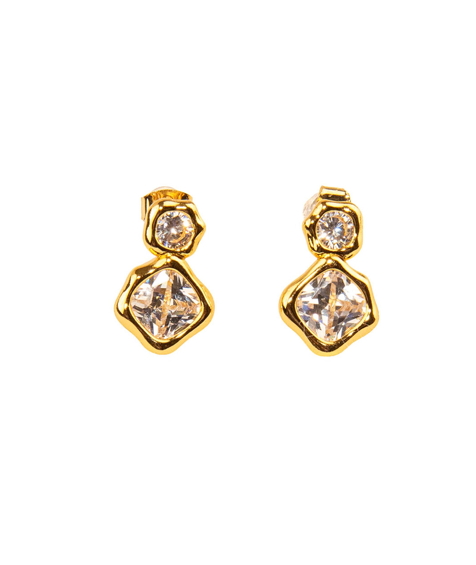 TAI Lumi Drop Studs Jewelry - Trend TAI Gold