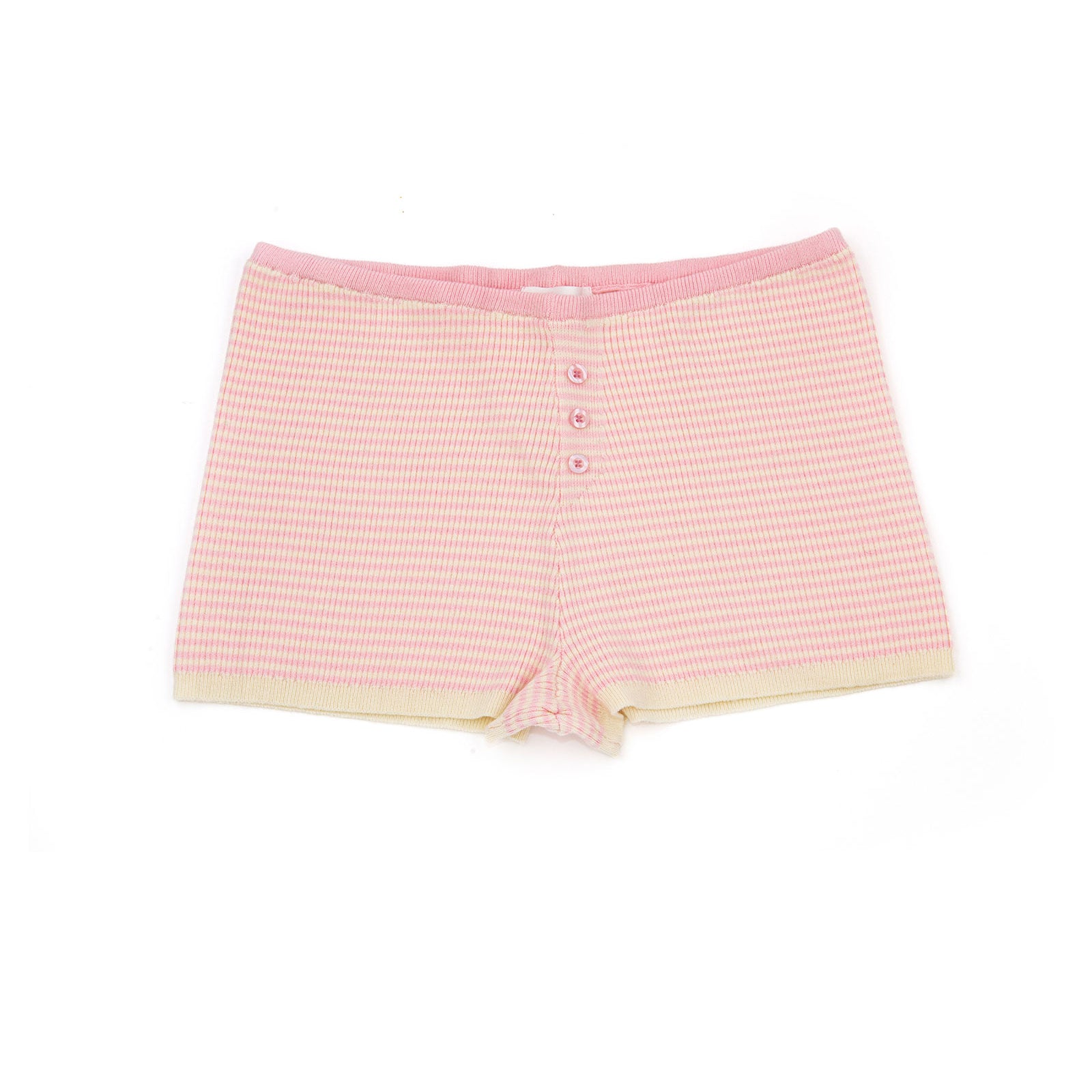 8apart Women Baby Girl Pink Striped Shorts Womens Casual Bottoms 8apart Striped Juniors/Women XS
