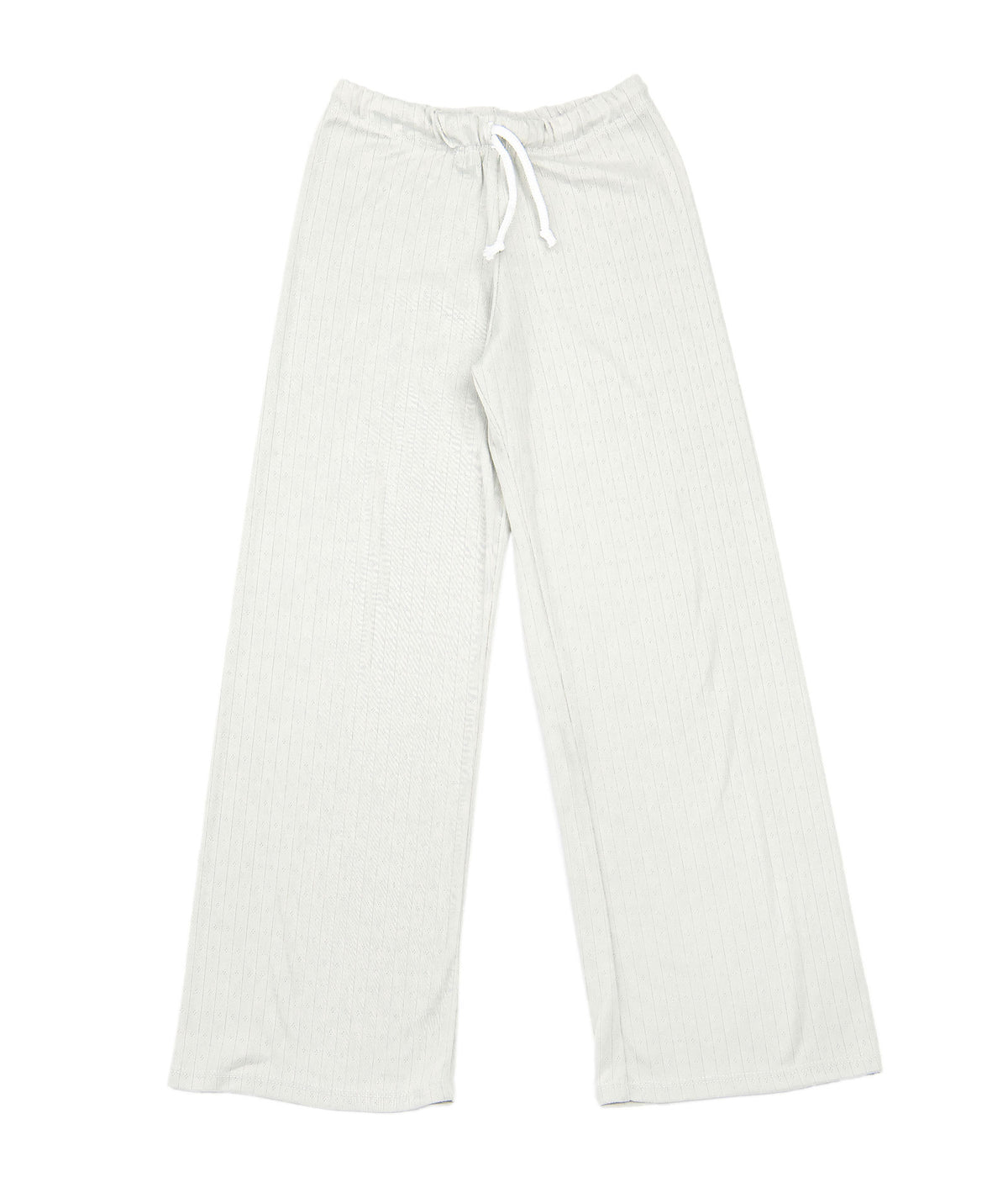 Cheryl Creations Girls Dillon Pointelle Pants Girls Casual Bottoms Cheryl Creations Heather Grey Y/S (7/8)