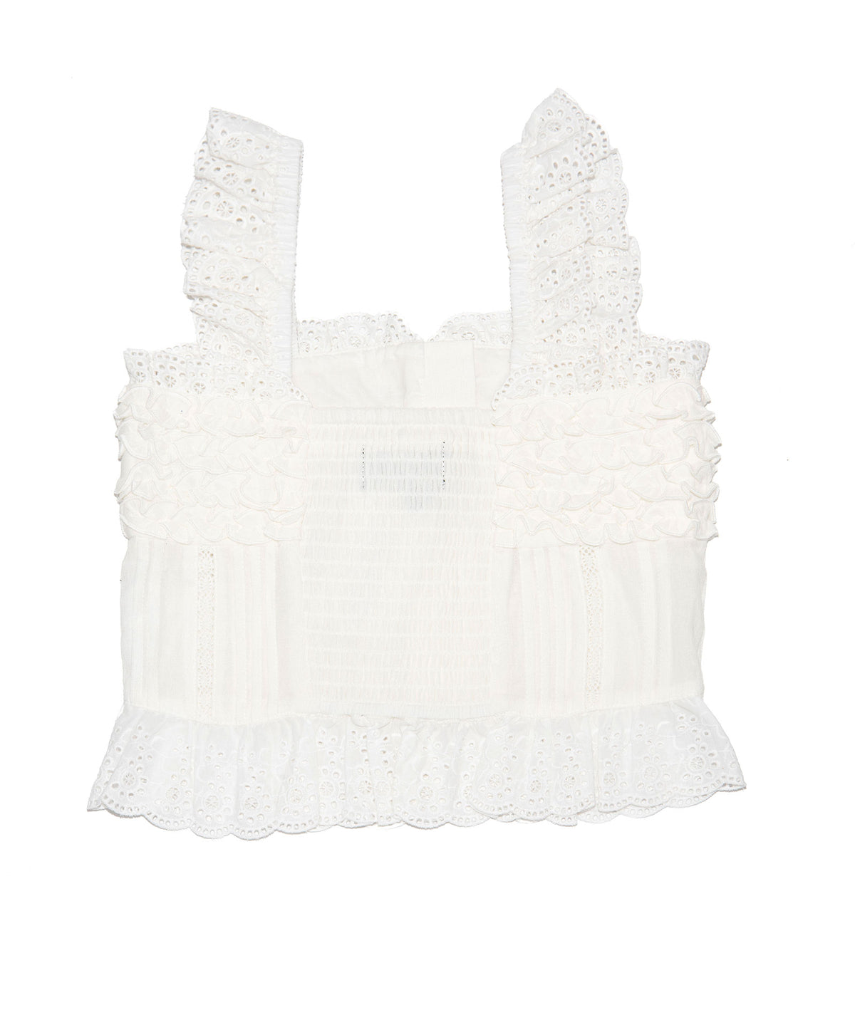 Katie J NYC Girls Camellia Eyelet Top Girls Casual Tops Katie J NYC