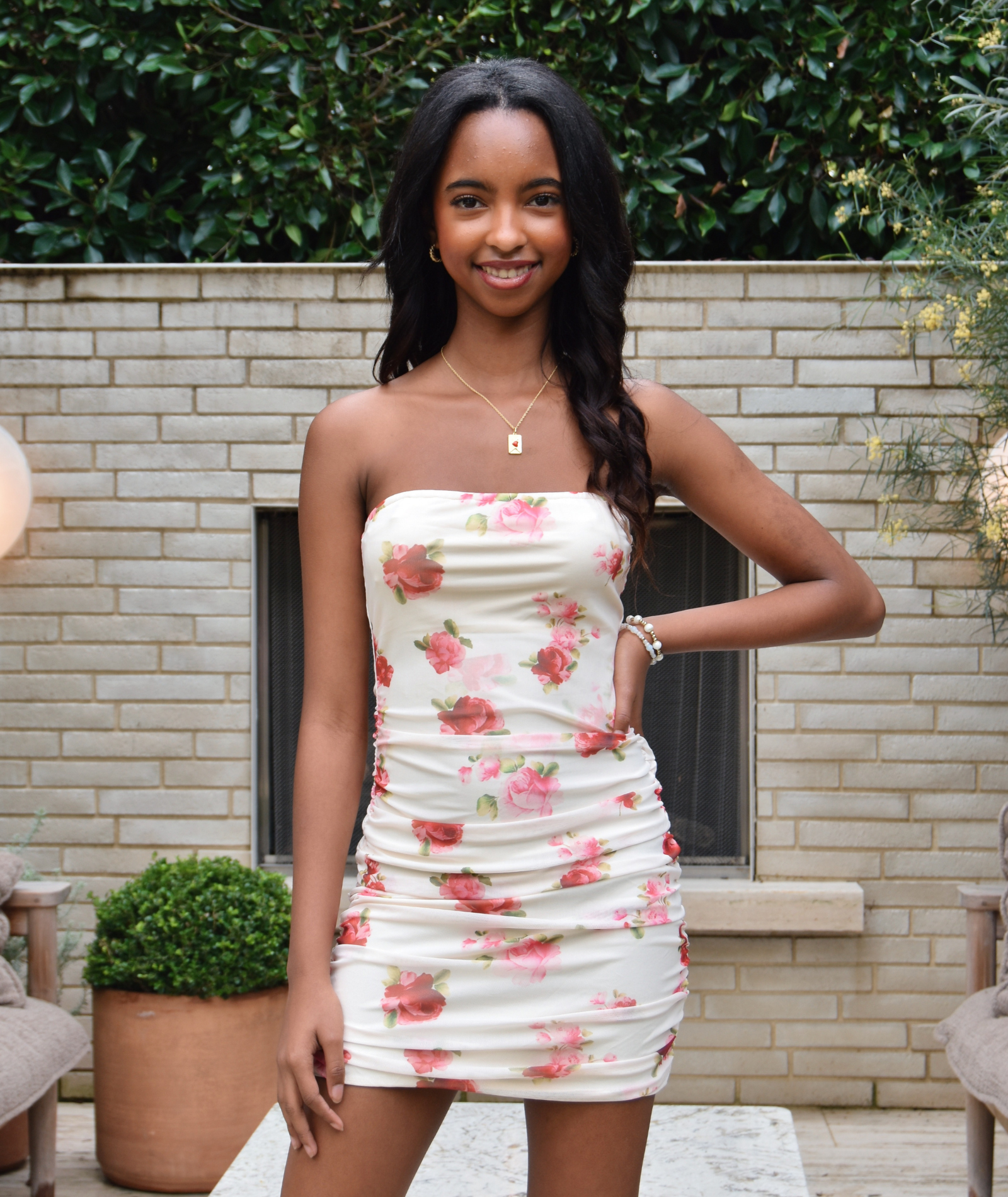 Theme Girls Noemi Flower Double Mesh Dress Girls Casual Dresses Theme-NYC