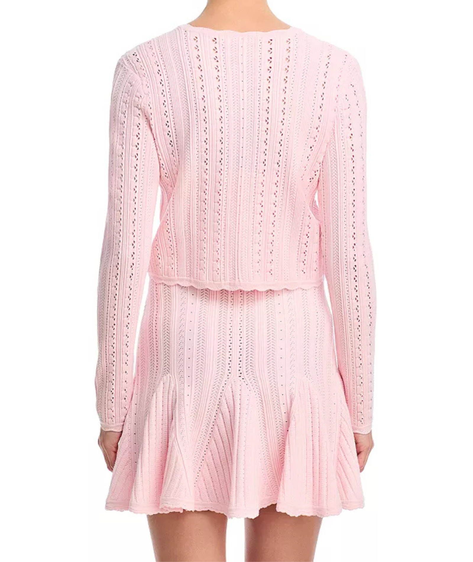 Love Shack Fancy Women Peridot Cardigan Peach Sorbet Girls Special Tops Love Shack Fancy