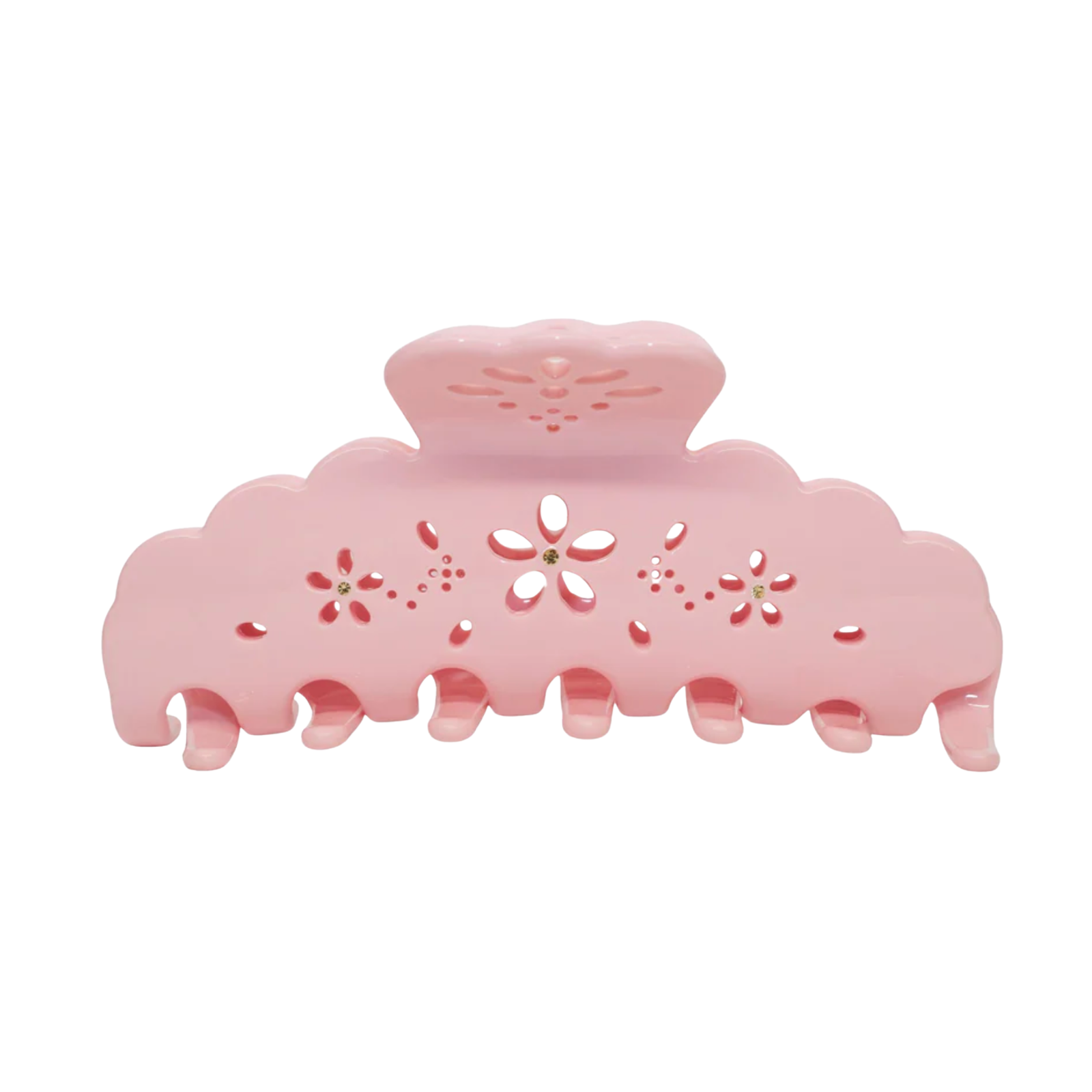 Emi Jay Big Effing Clip in Rose Fleur Eyelet Accessories Emi Jay Floral