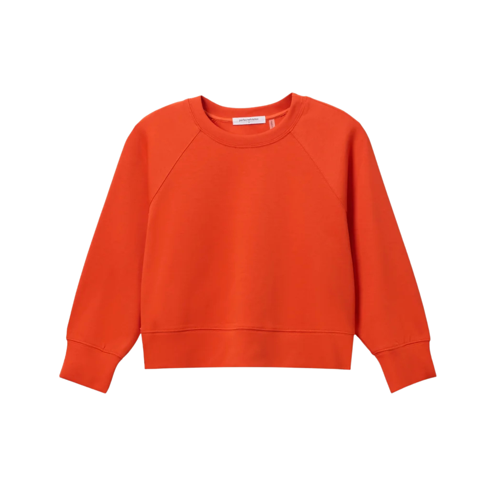 Perfect White Tee Women Nell Travel Crew Sweatshirt Womens Casual Tops Perfect White Tee Tomato Juniors/Women XS