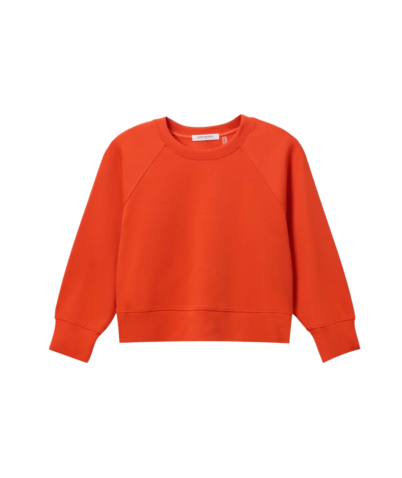 Perfect White Tee Women Nell Travel Crew Sweatshirt Womens Casual Tops Perfect White Tee Tomato Juniors/Women XS