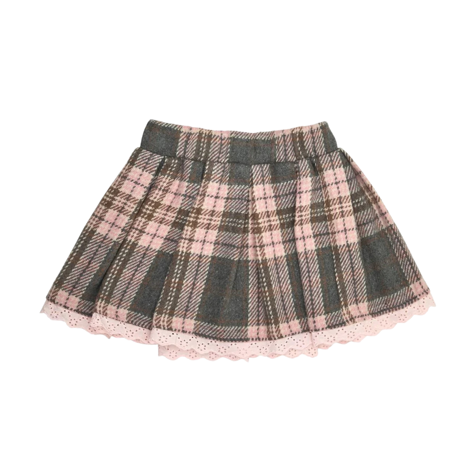 Mini Dreamers Girls Sloane Plaid Skirt Girls Casual Bottoms Mini Dreamers Plaid Y/6
