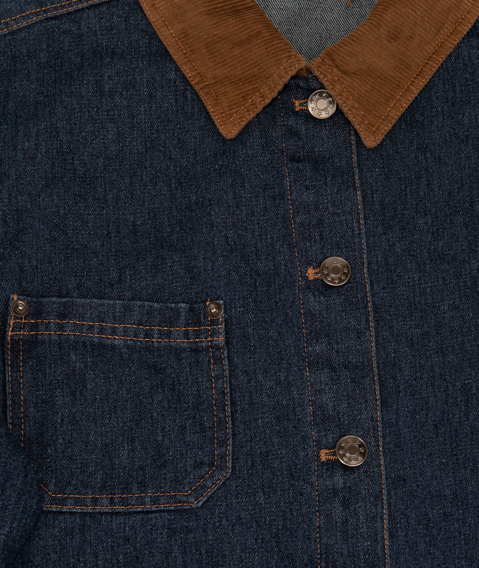 8apart Women Catherine Contrast Collar Denim Jacket Womens Casual Tops 8apart