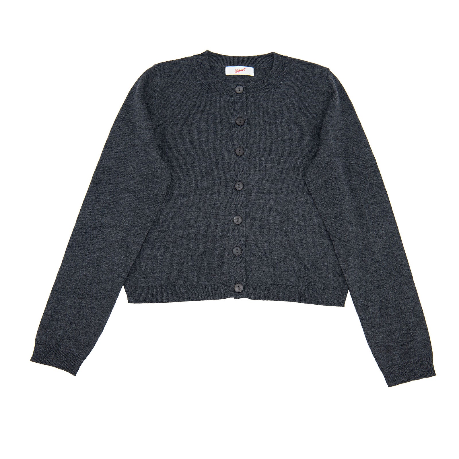 8apart Women Leslie Cardigan Womens Casual Tops 8apart Charcoal Juniors/Women S