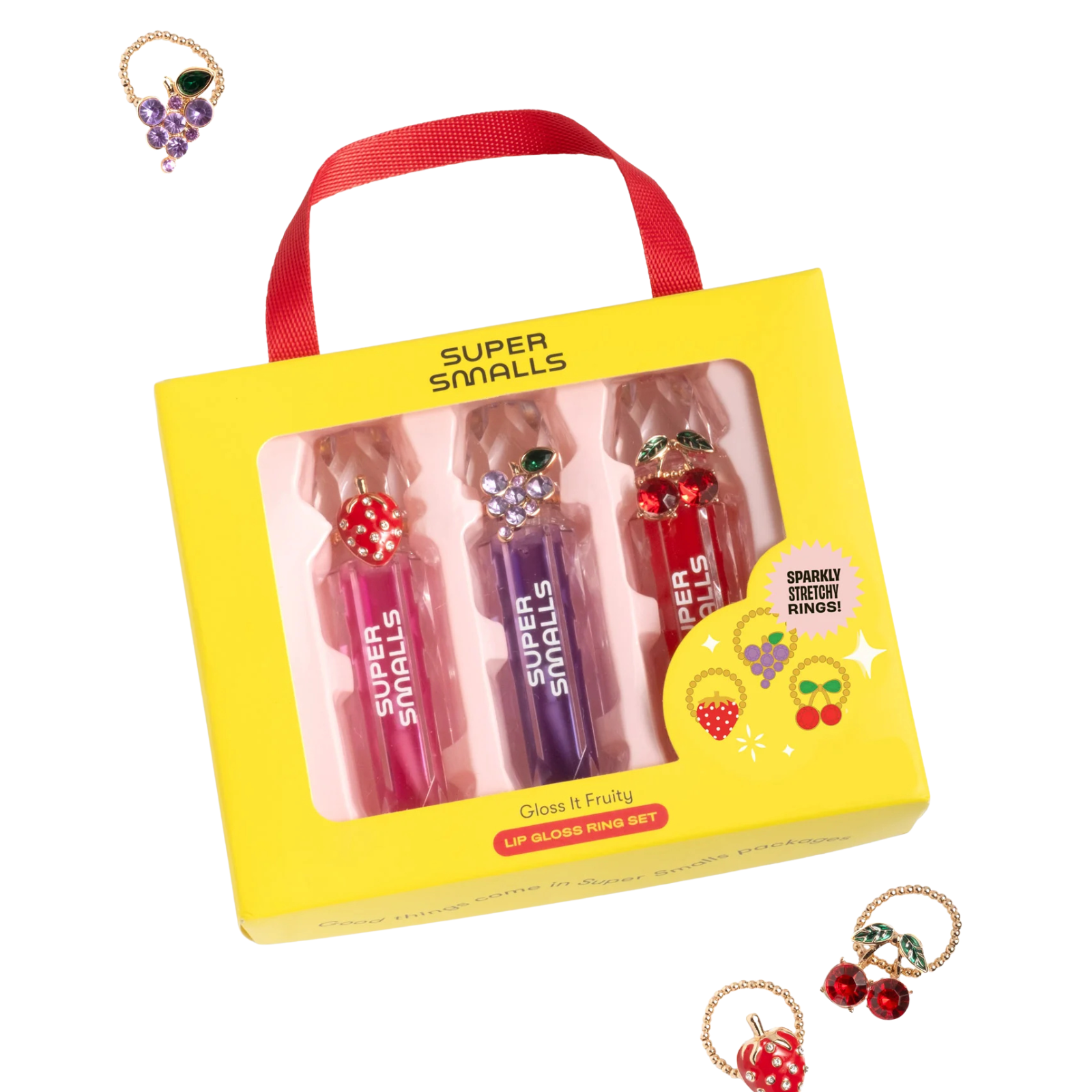 Super Smalls Gloss it Fruity Lip Gloss Ring Set